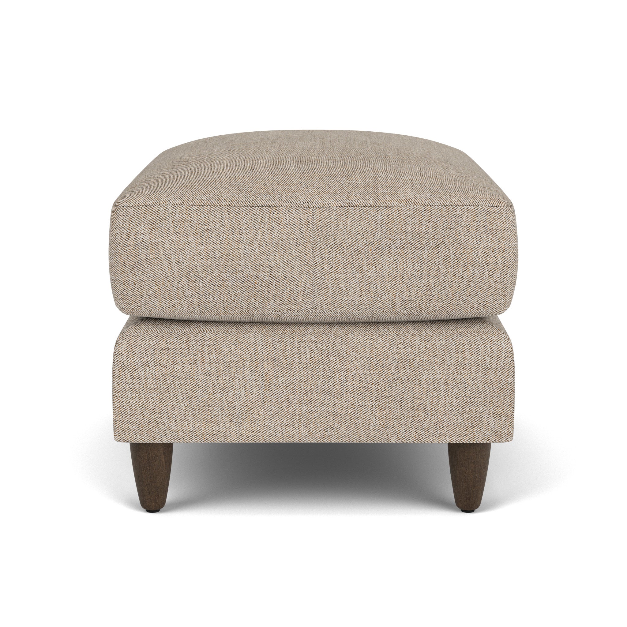 Fern Fabric Ottoman