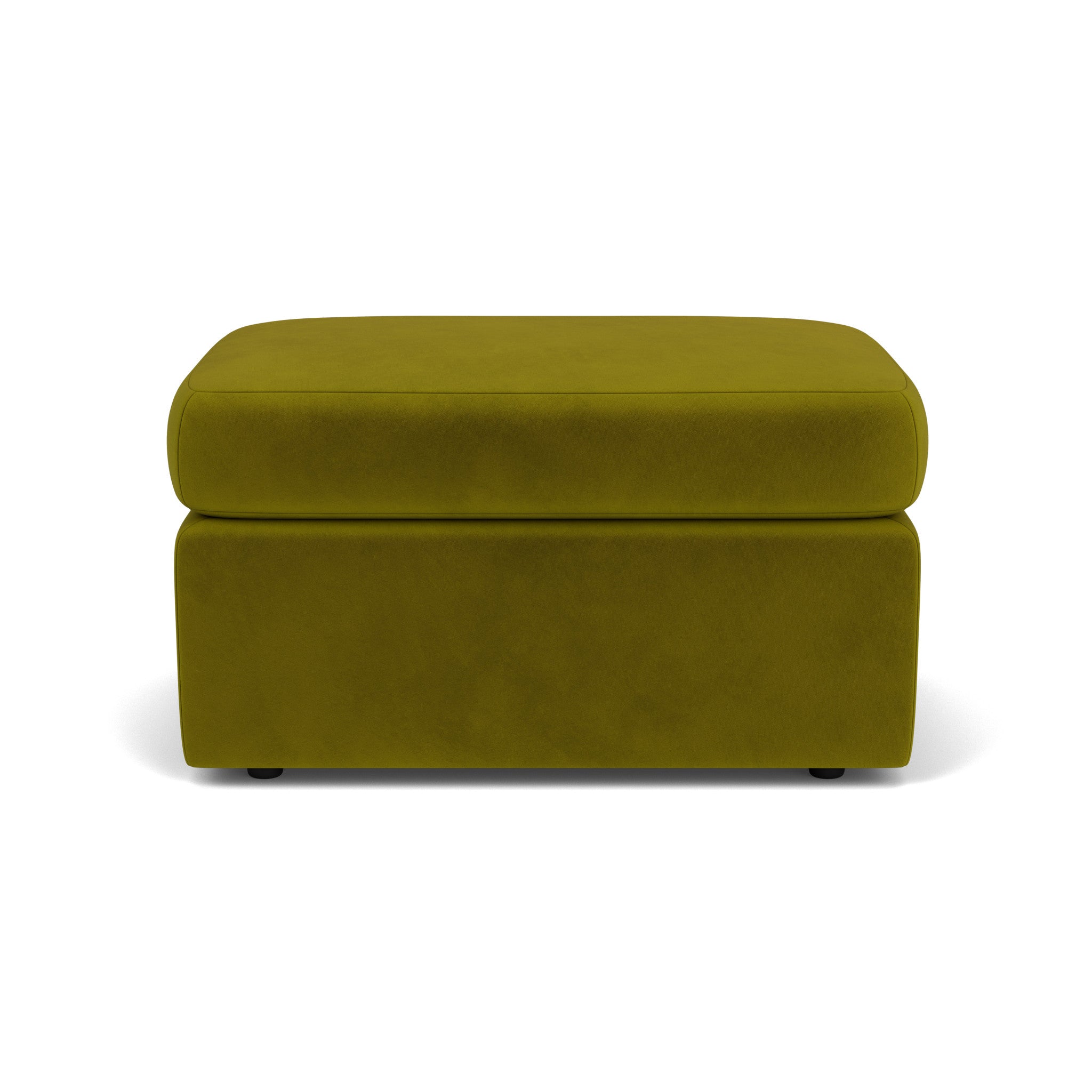 Sky Fabric Ottoman