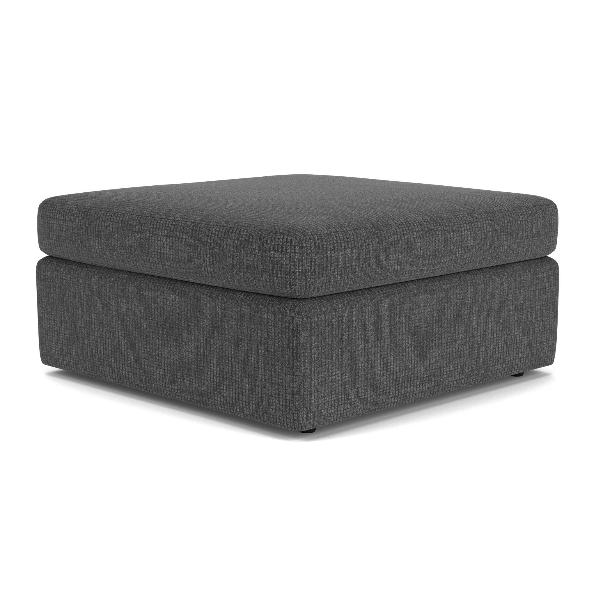 Sky Fabric Square Cocktail Ottoman