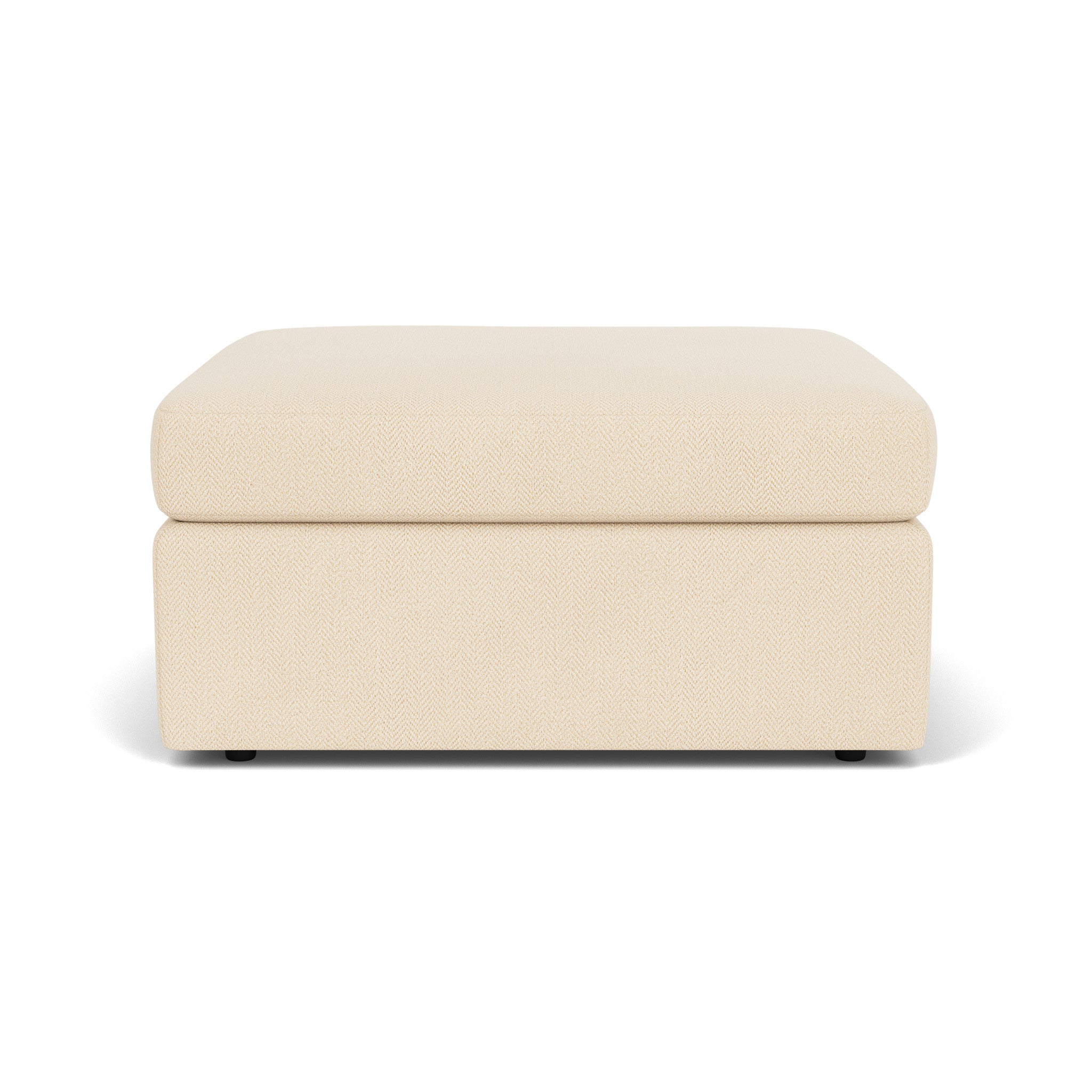 Sky Fabric Square Cocktail Ottoman