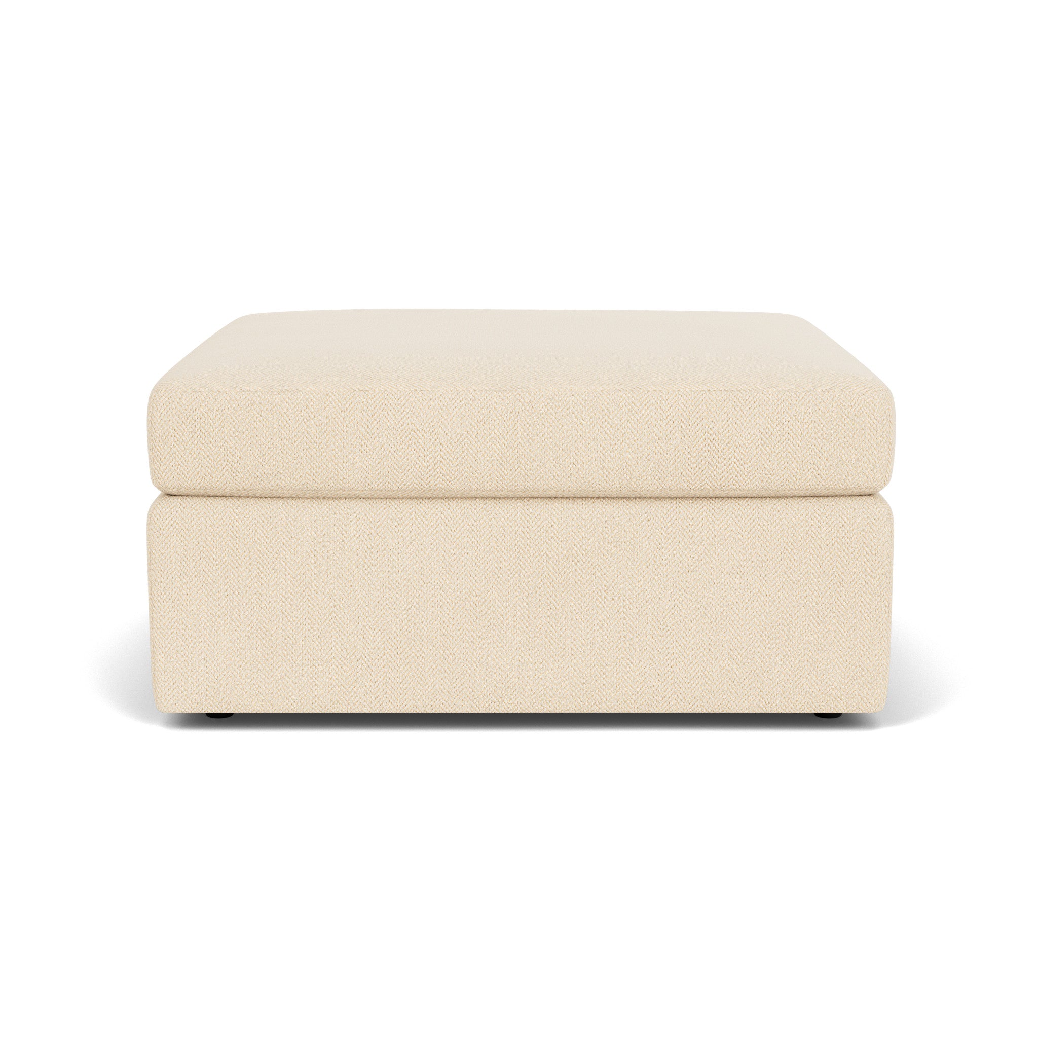 Sky Fabric Square Cocktail Ottoman