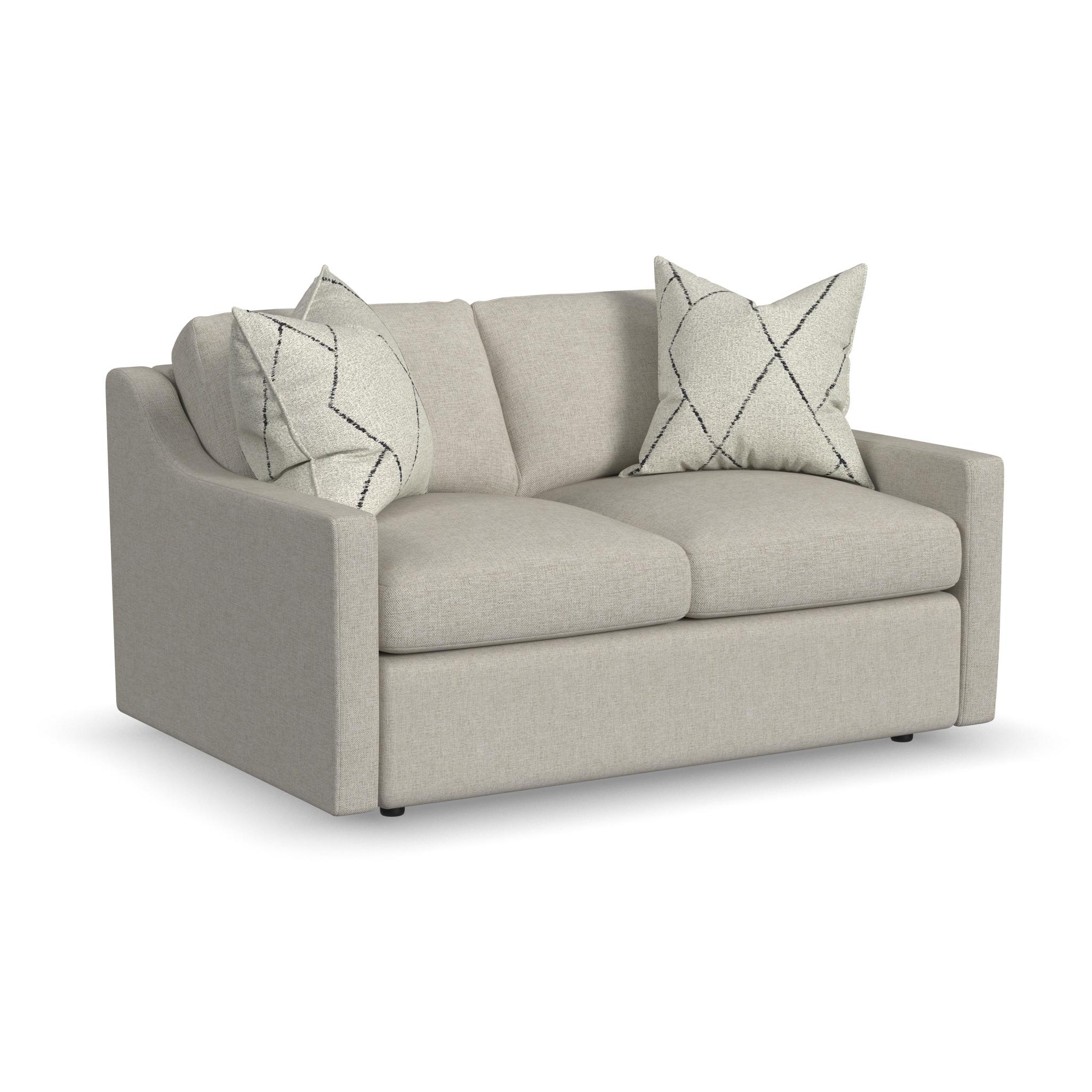 Sky Fabric Loveseat