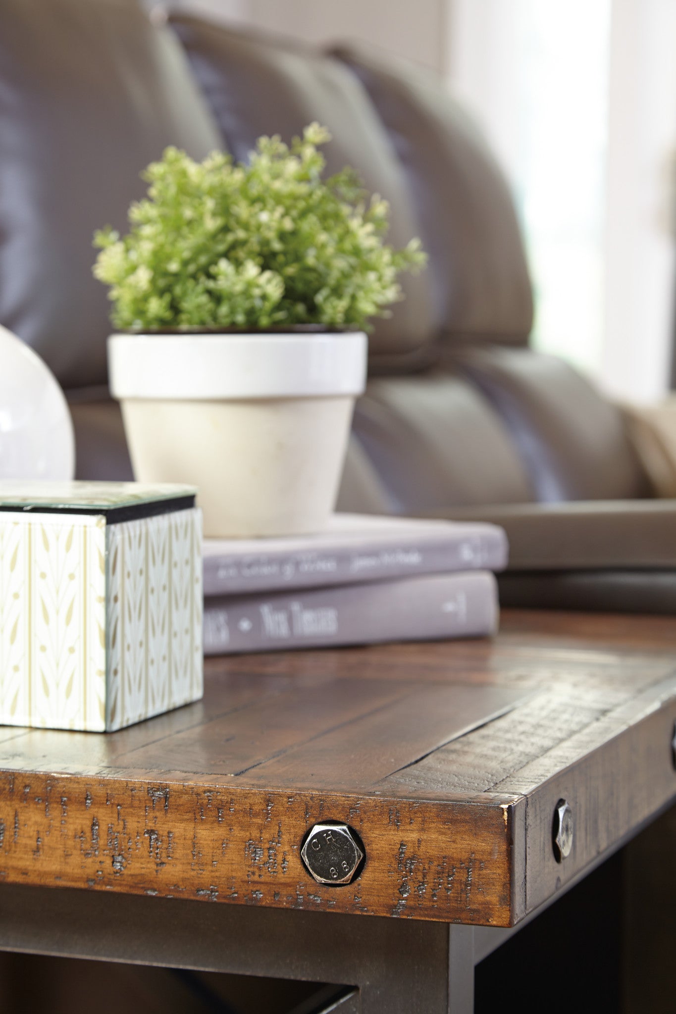 Carpenter Brown Lamp Table