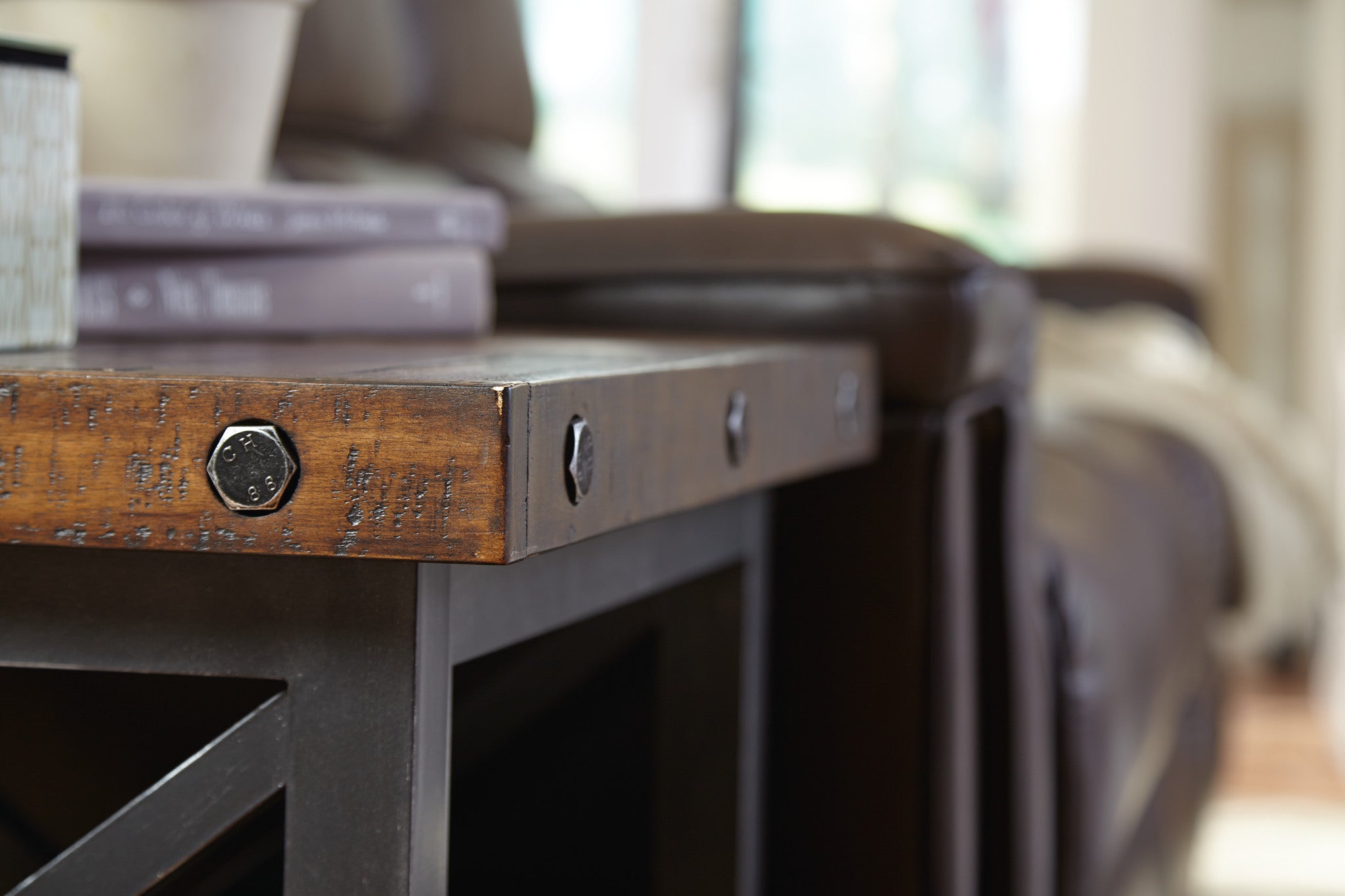 Carpenter Brown Lamp Table