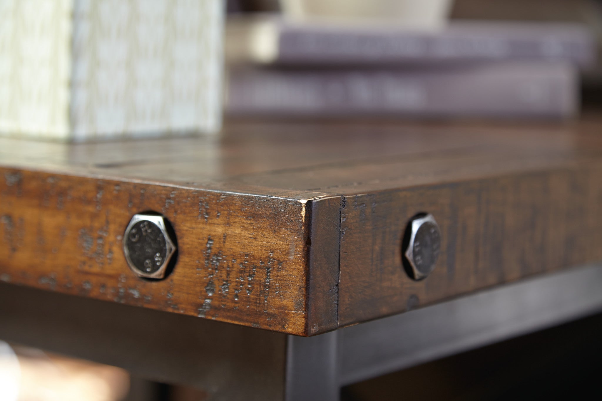 Carpenter Brown Rectangular Coffee Table