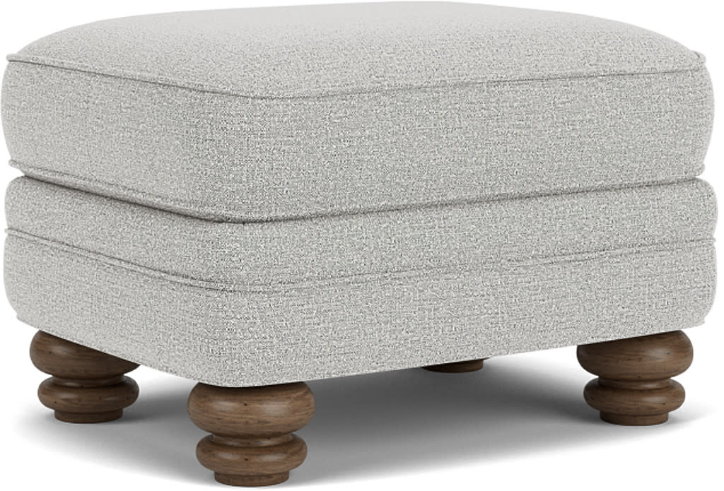 Bay Bridge Fabric Ottoman