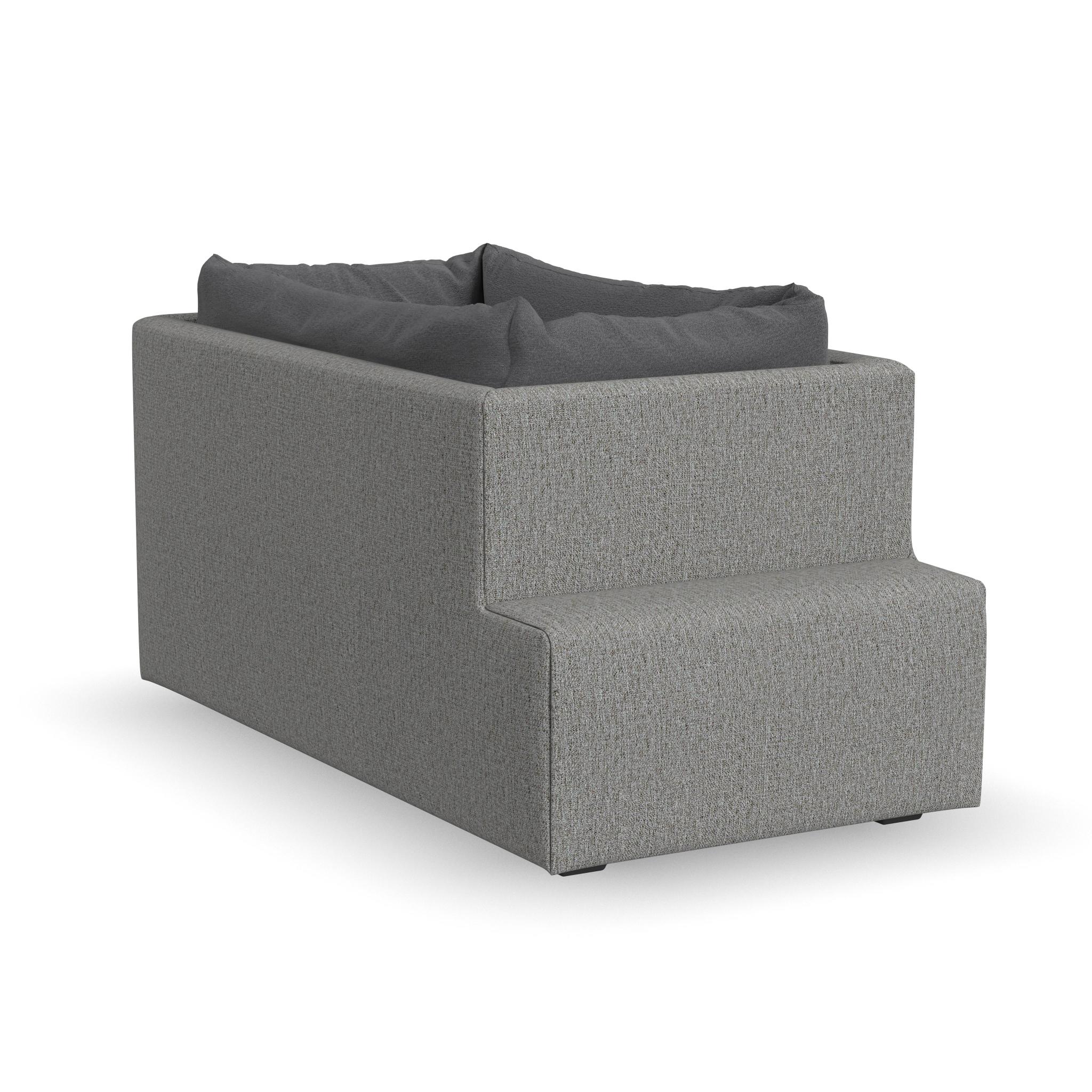 Flex Gray Fabric Pet Bed Hub