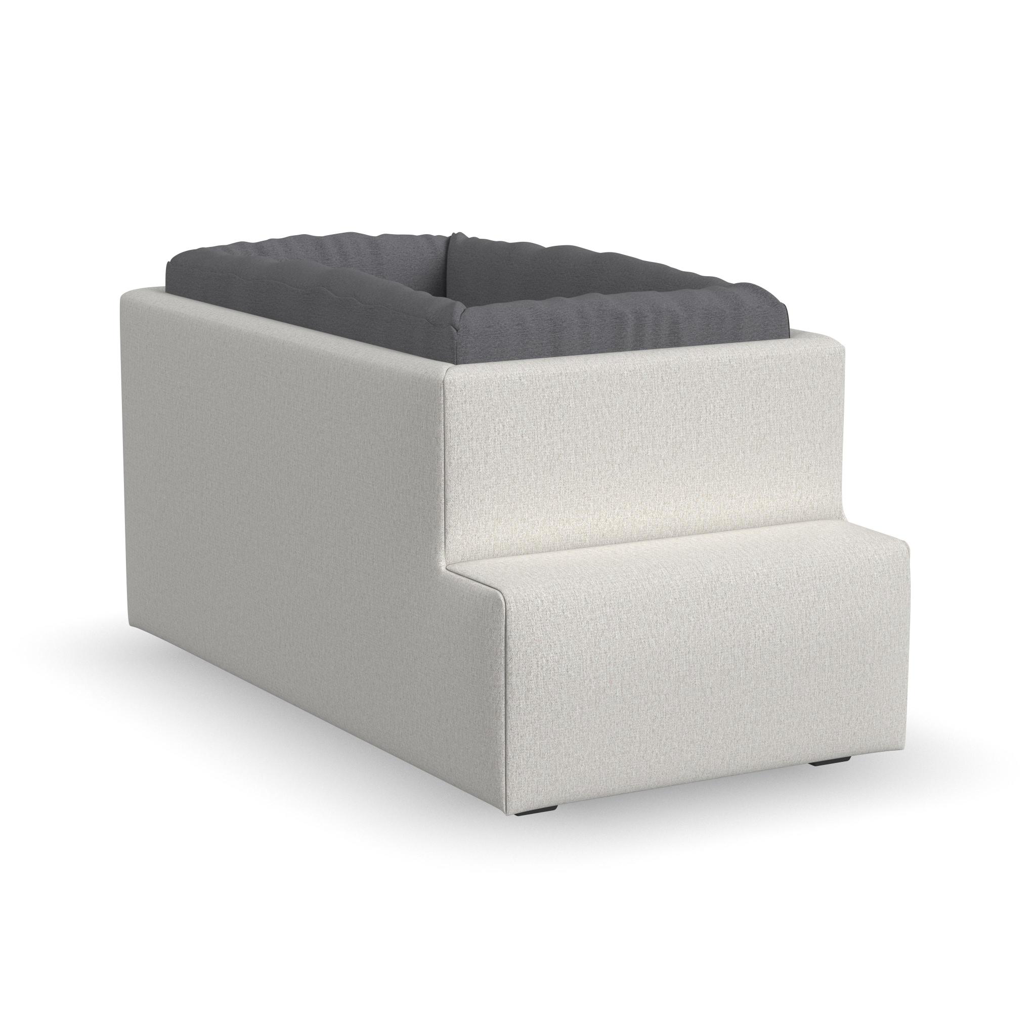 Flex Gray Fabric Pet Bed Hub