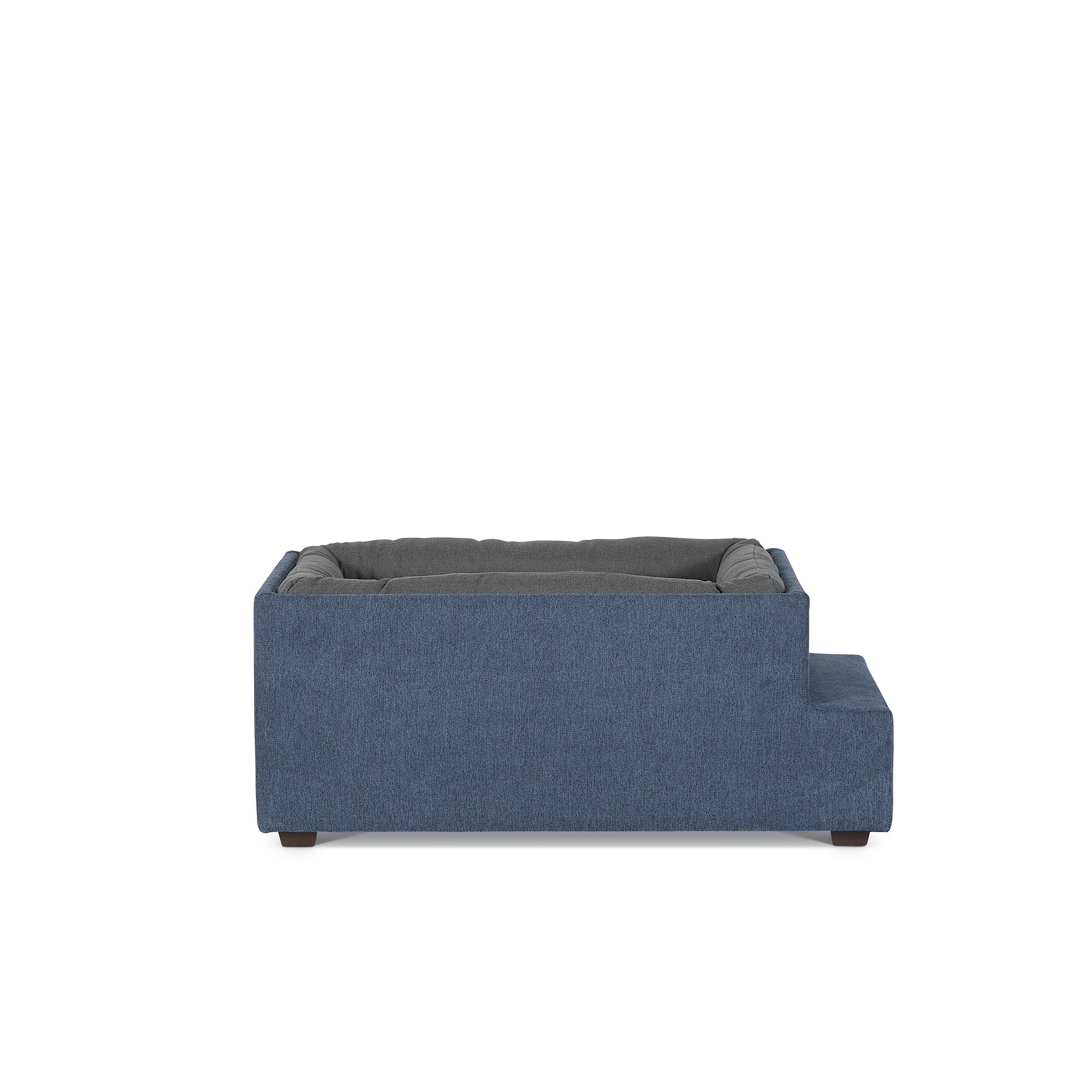 Flex Gray Fabric Pet Bed Hub