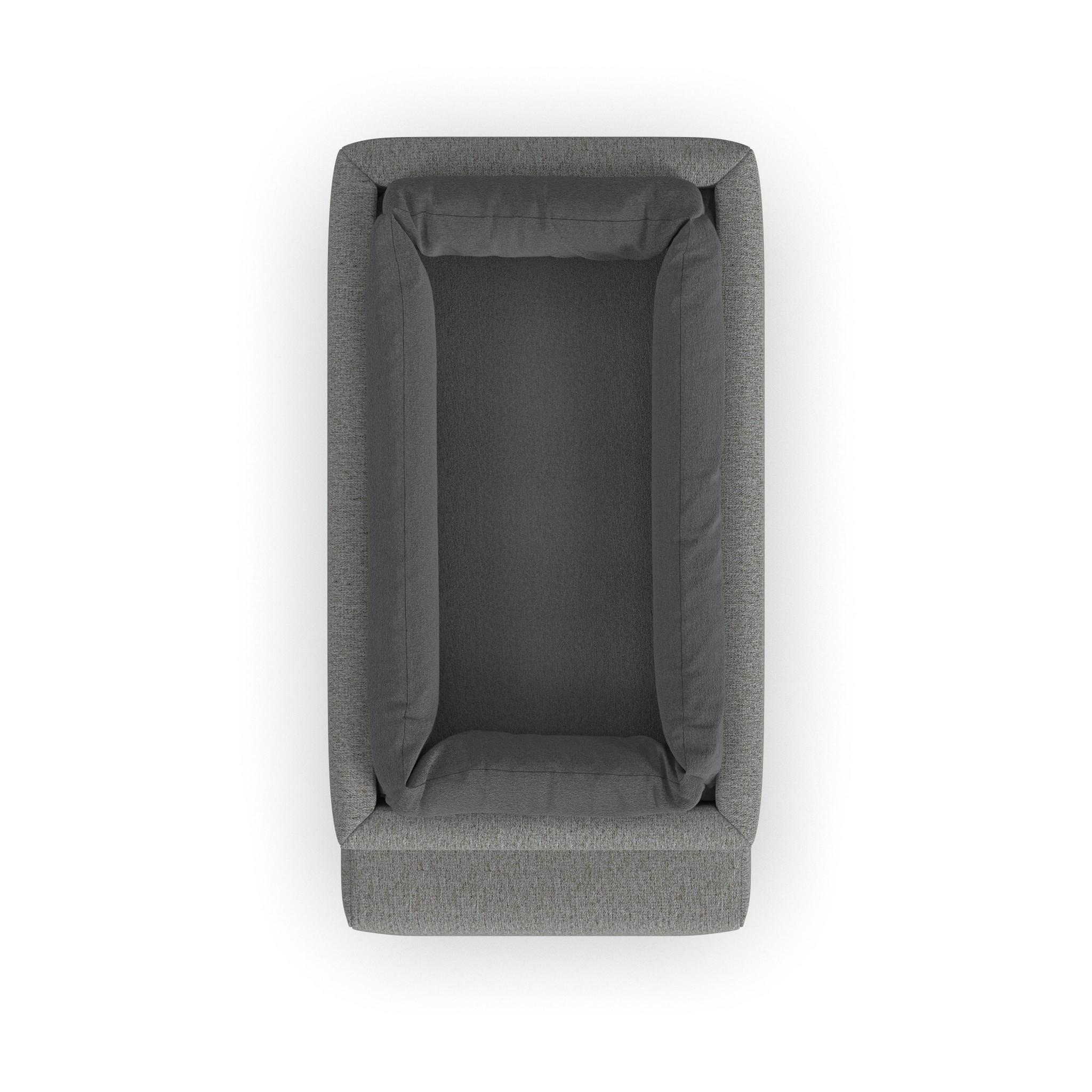 Flex Gray Fabric Pet Bed Hub