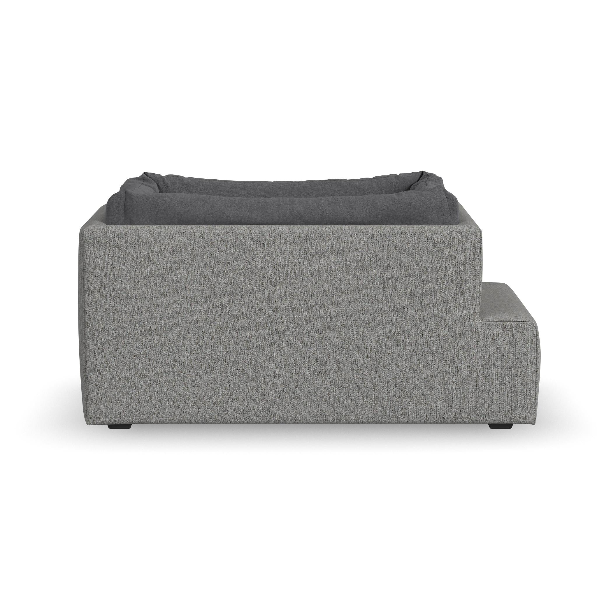 Flex Gray Fabric Pet Bed Hub