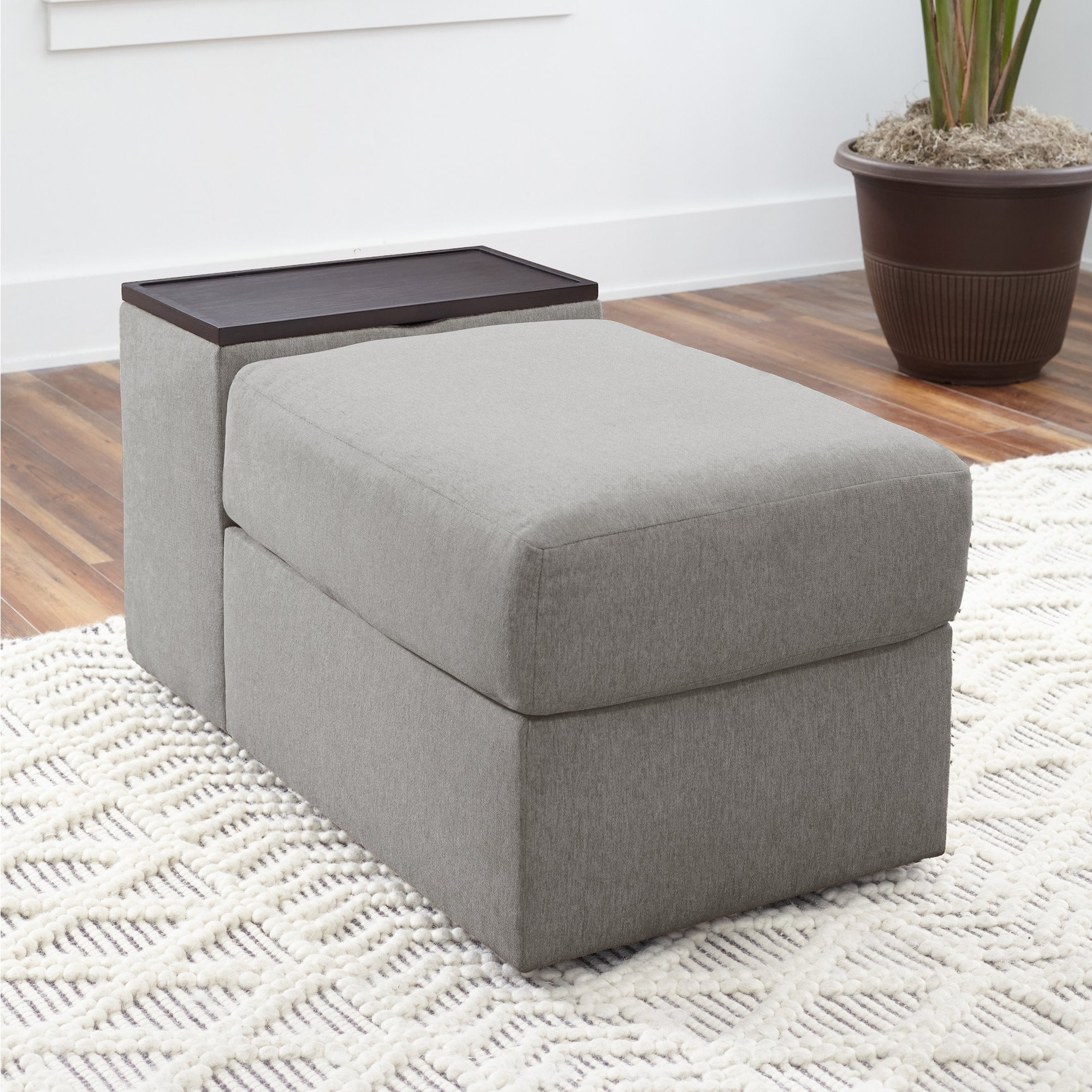 Flex Gray Fabric Storage Hub