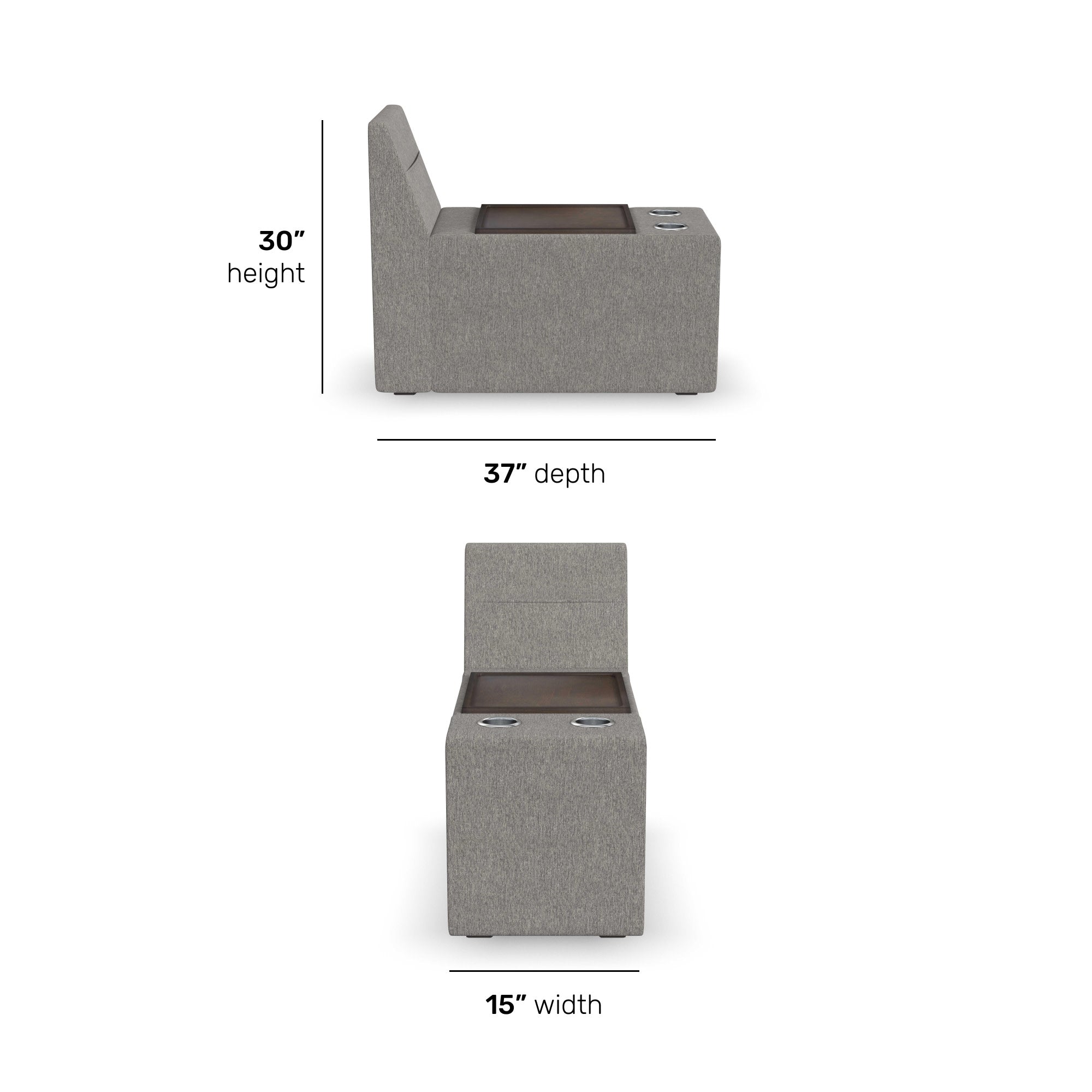 Flex Gray Fabric Smart Hub