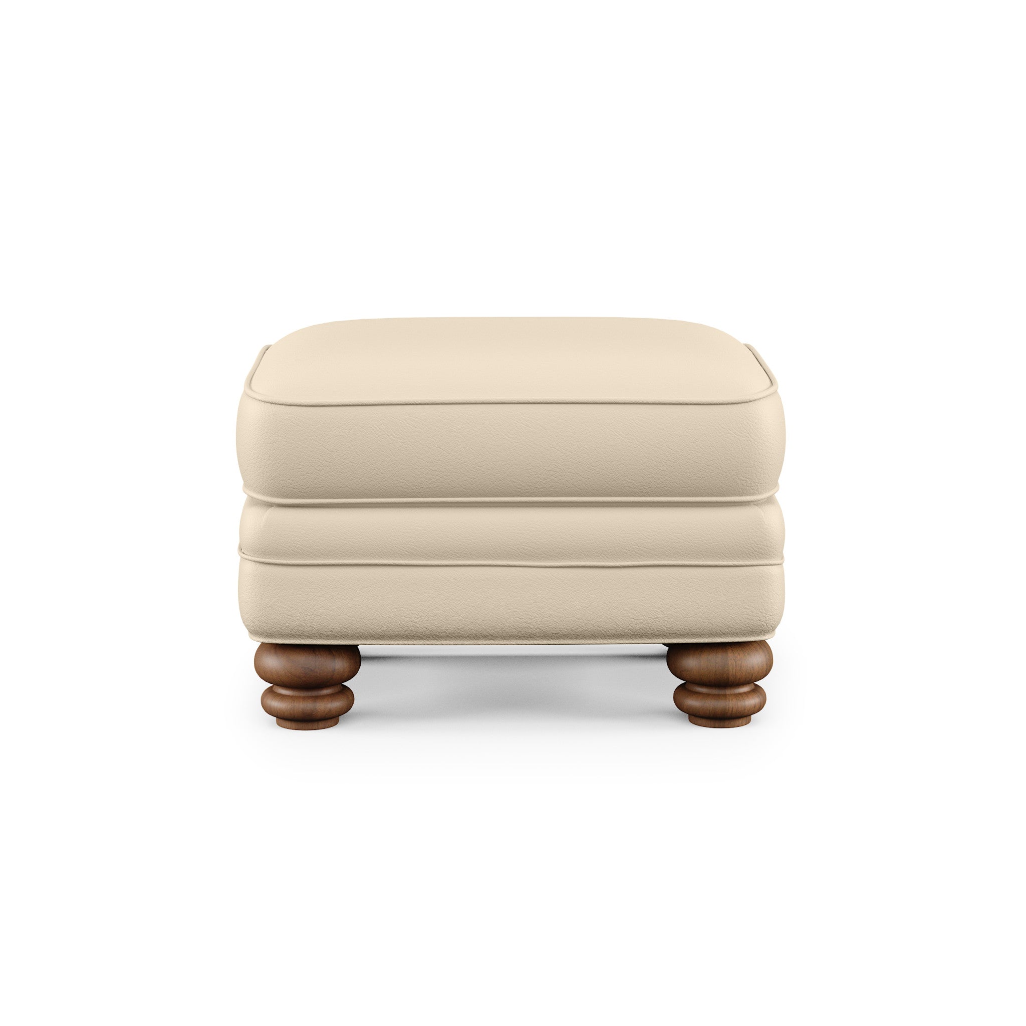 Bay Bridge Leather Ottoman