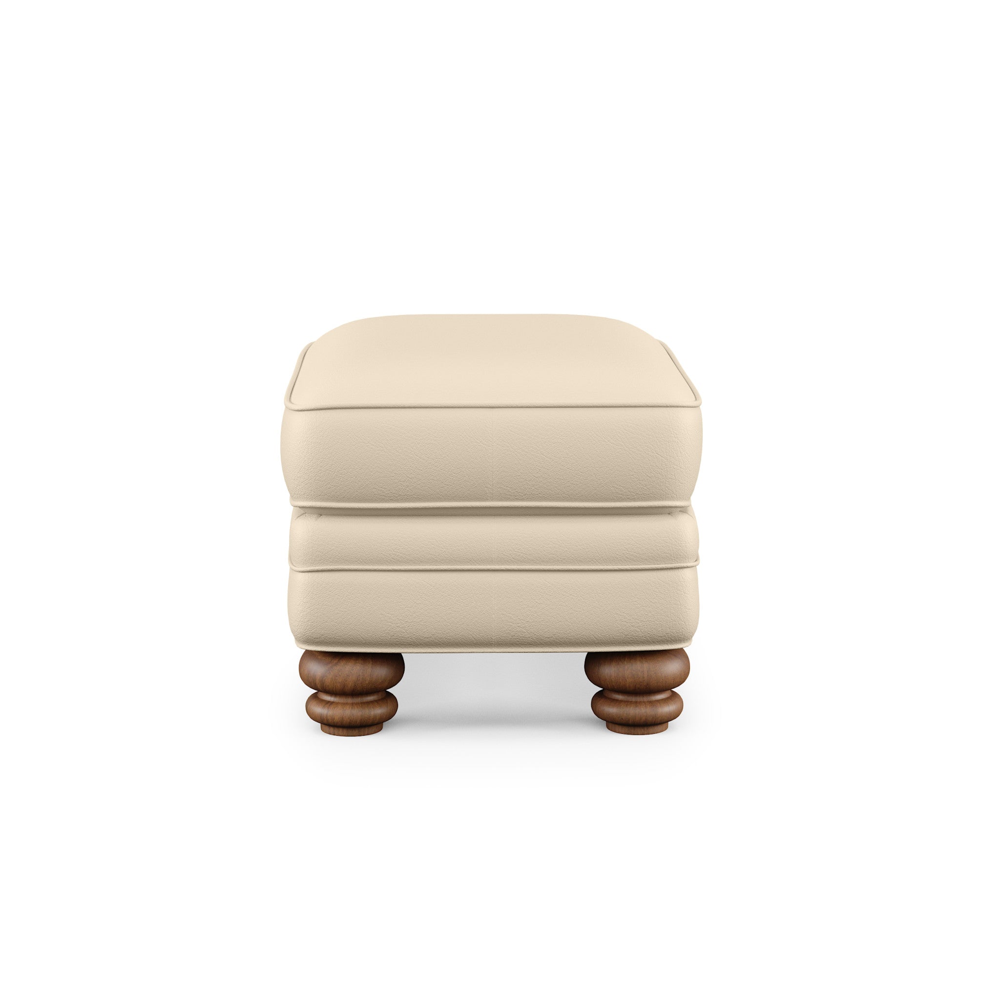 Bay Bridge Leather Ottoman