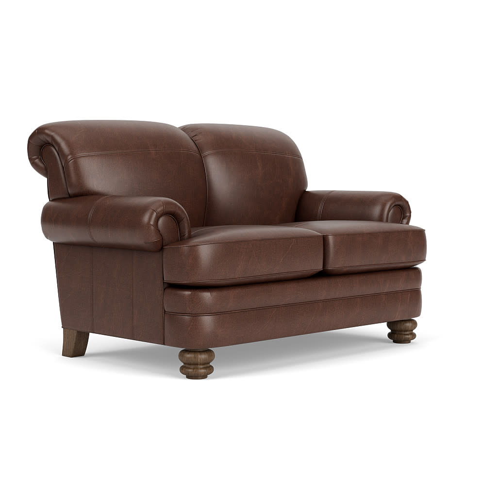 Bay Bridge Leather Loveseat