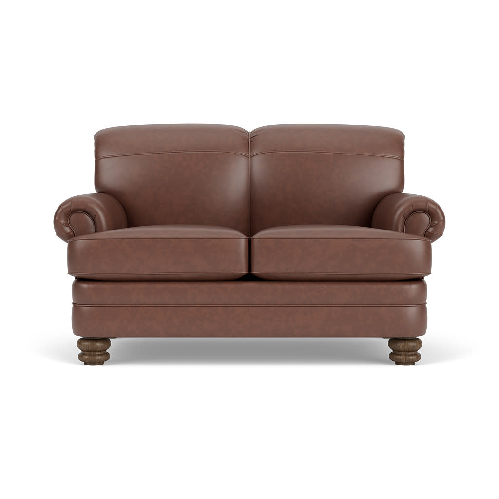 Bay Bridge Leather Loveseat