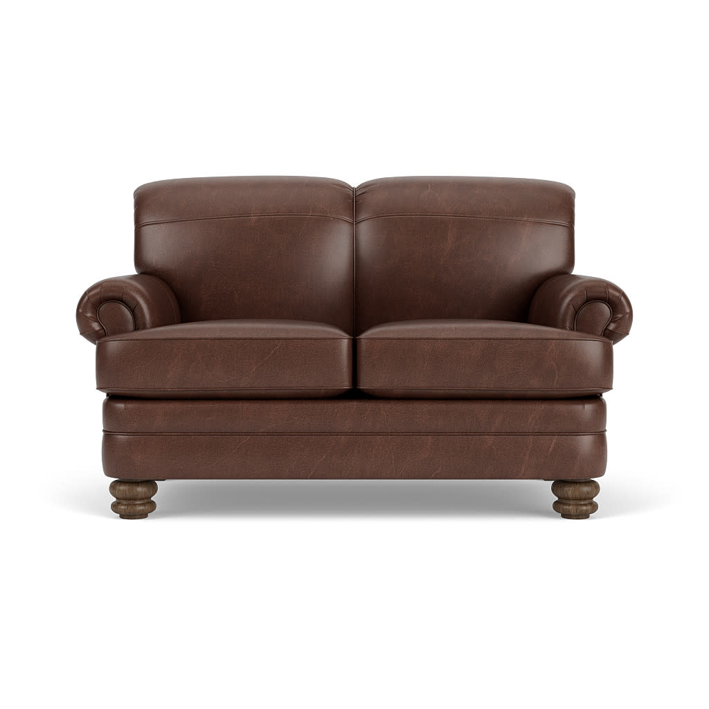 Bay Bridge Leather Loveseat