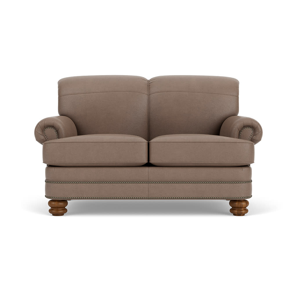 Bay Bridge Leather Loveseat