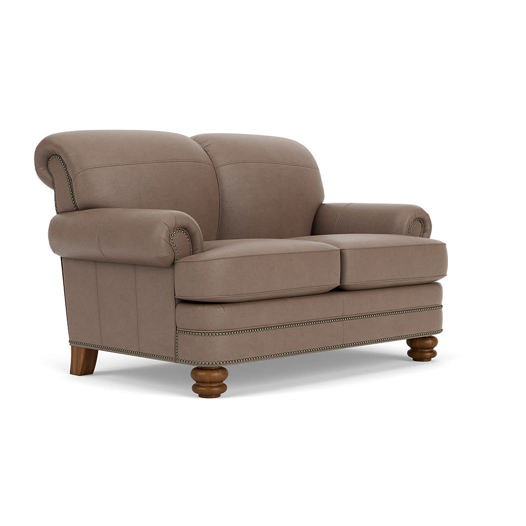 Bay Bridge Leather Loveseat