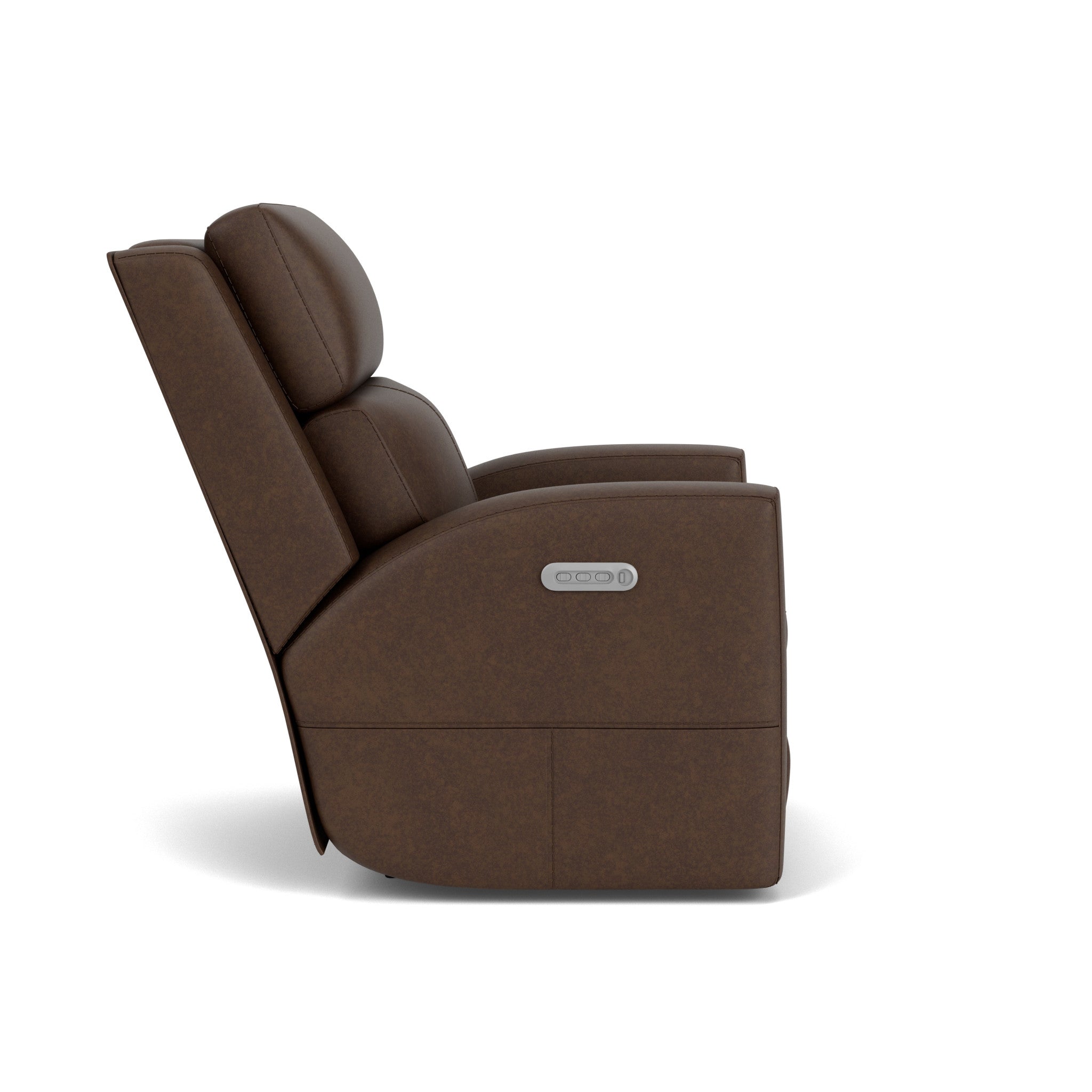 Score Leather Power Recliner with Power Headrest & Lumbar