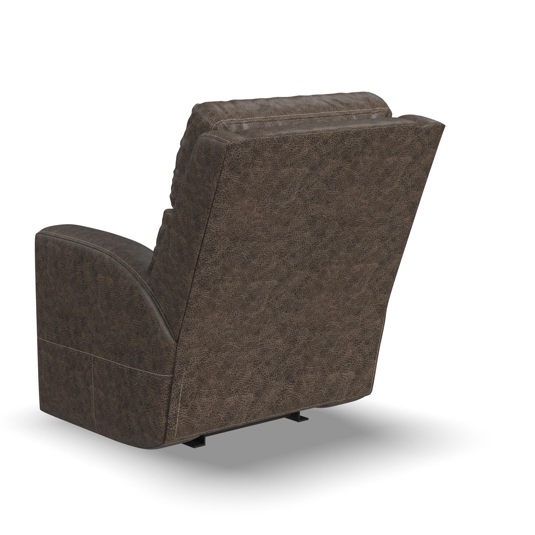 Score Leather Power Recliner with Power Headrest & Lumbar