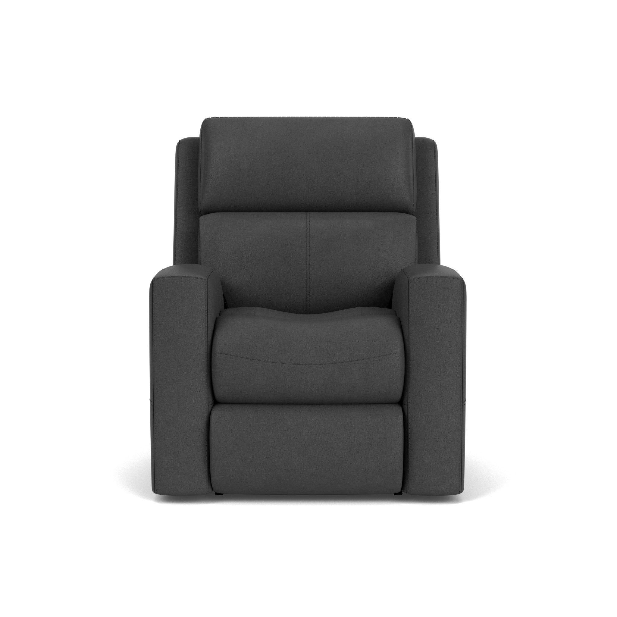 Score Leather Power Recliner with Power Headrest & Lumbar