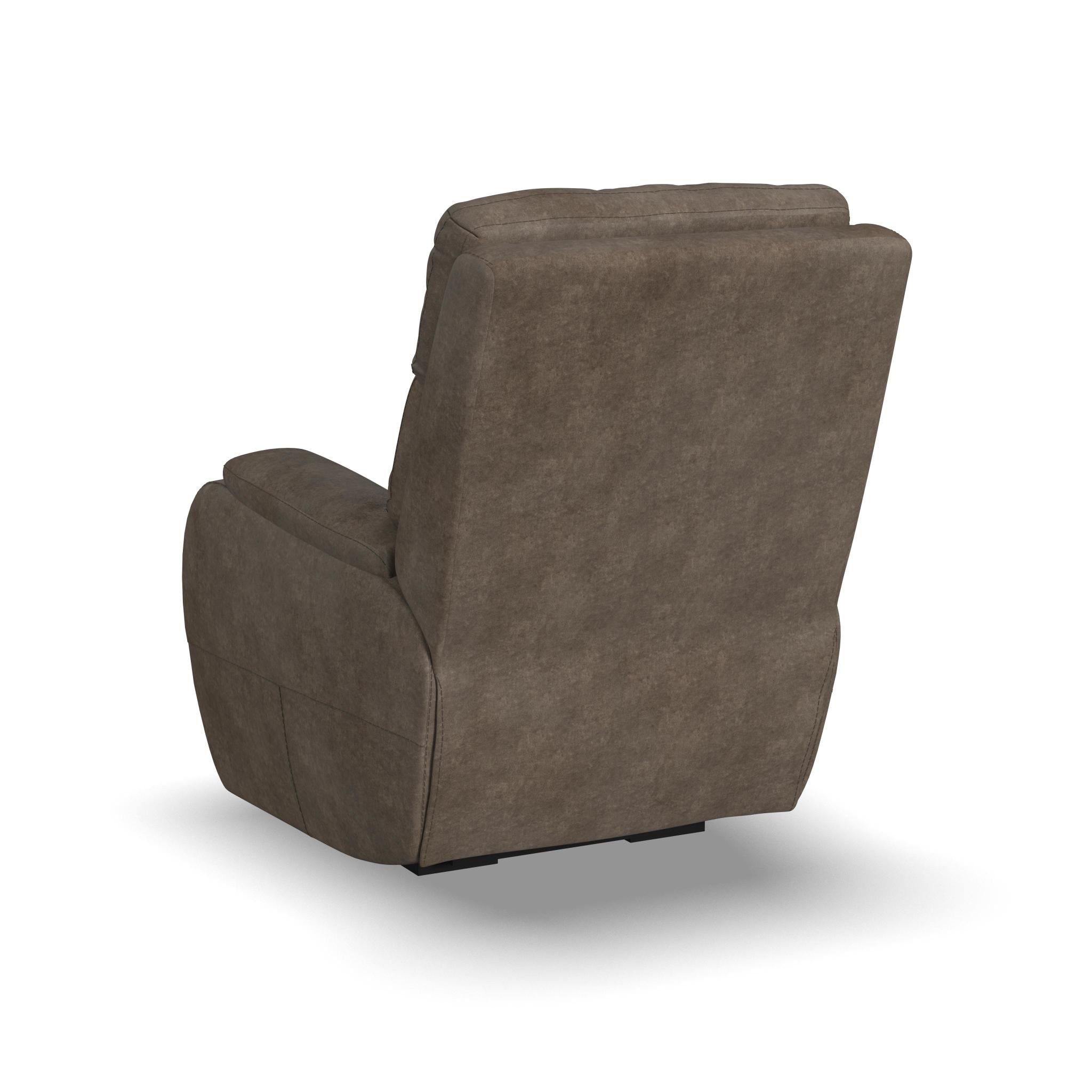 Strait Leather Power Recliner with Power Headrest