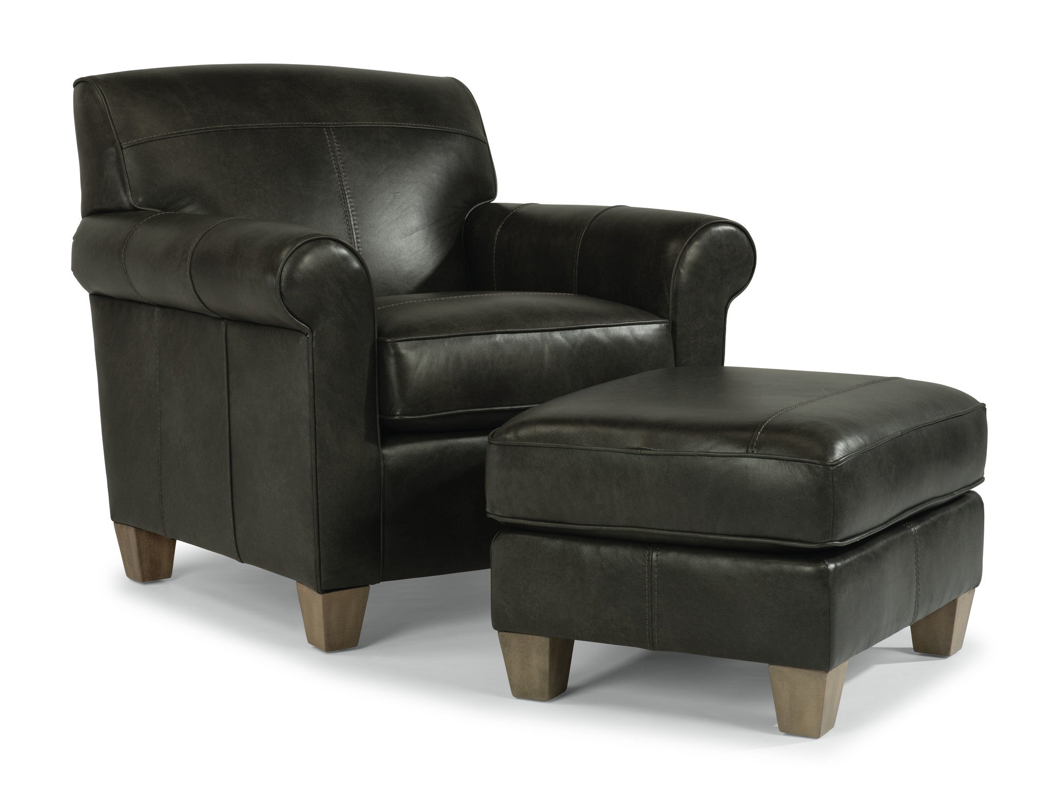 Dana Leather Ottoman