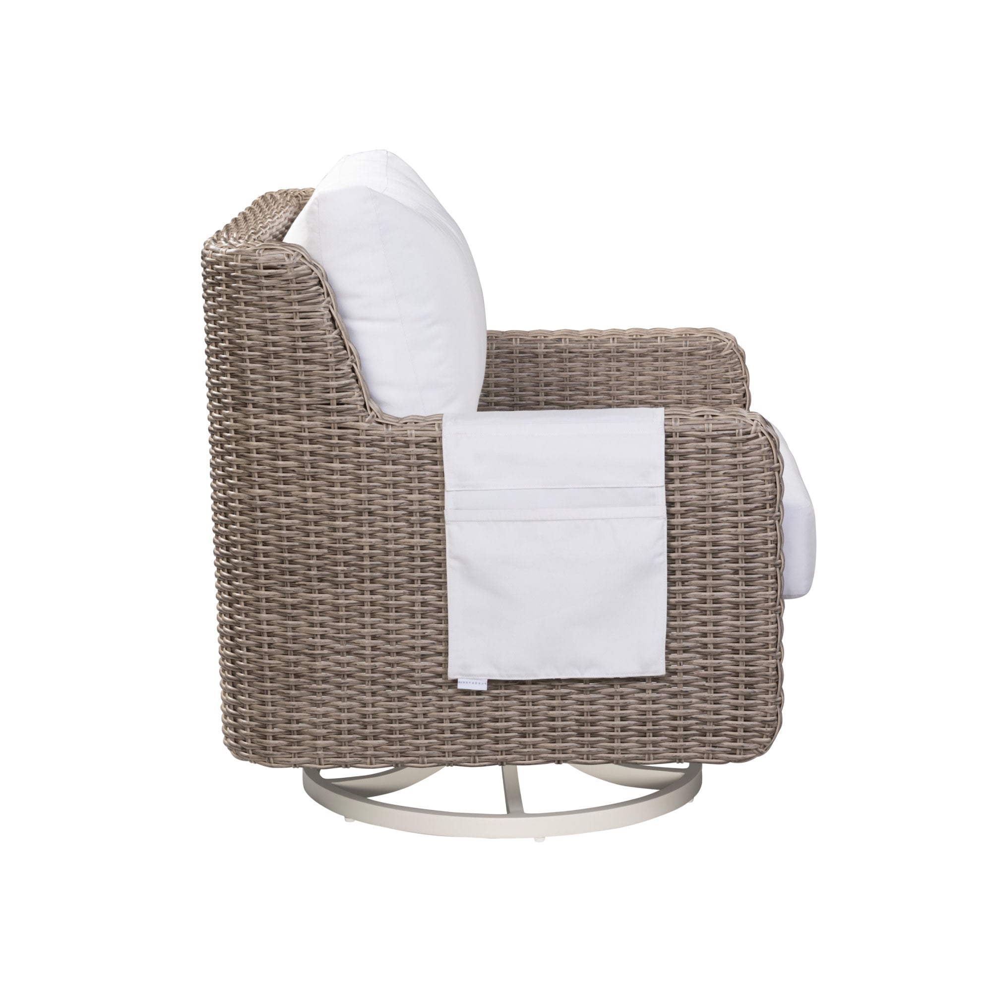 Vista Canvas Natural Swivel Tilt Chair