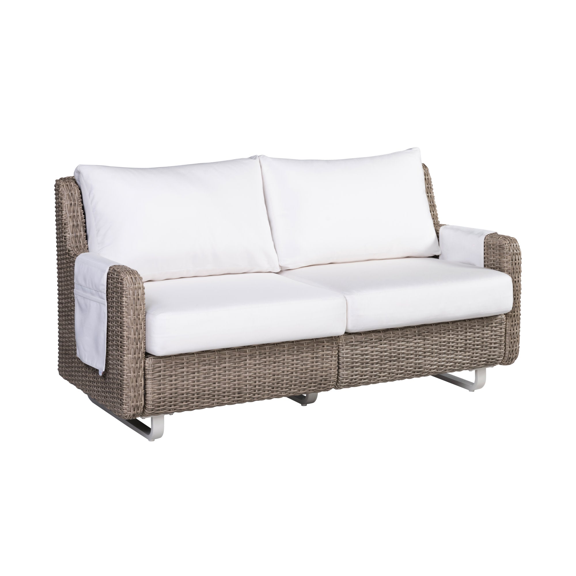 Vista Canvas Natural Loveseat