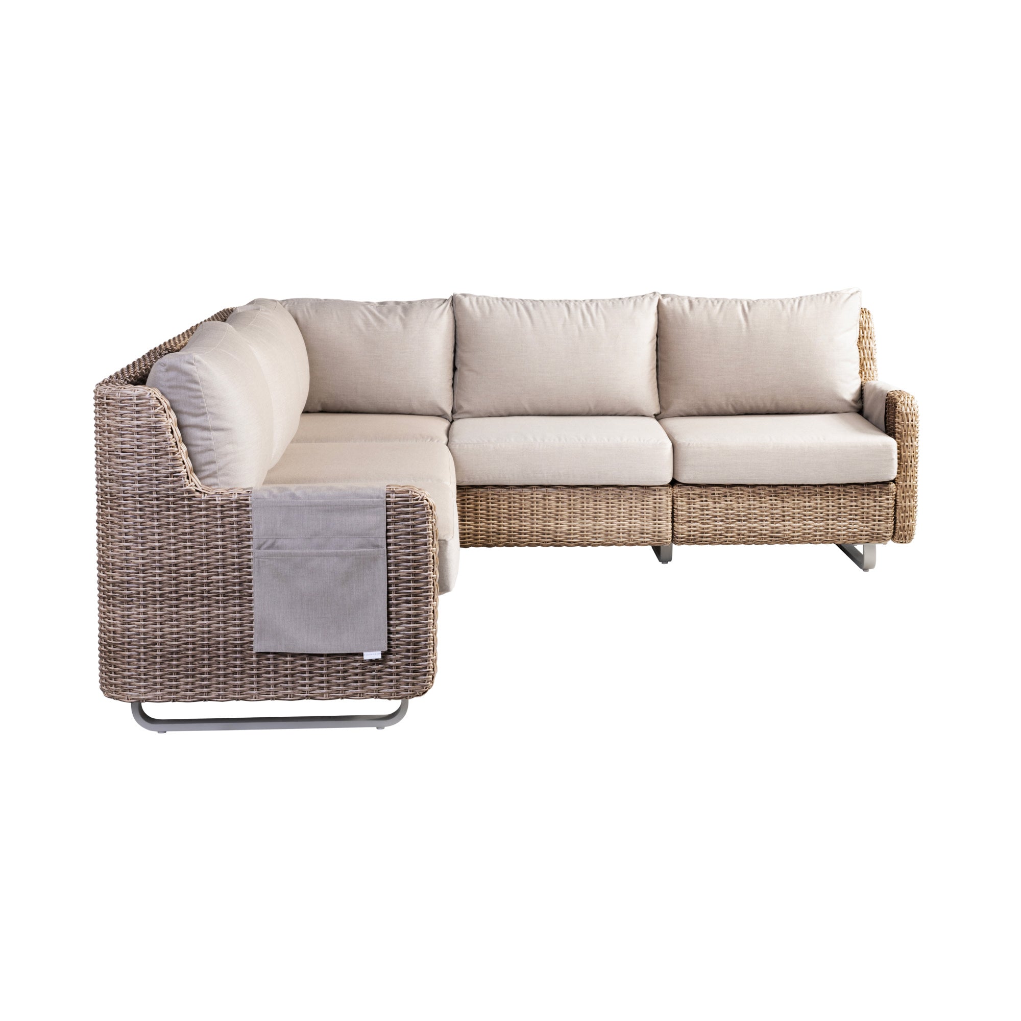 Vista Cast Ash 5-Seat Sectional