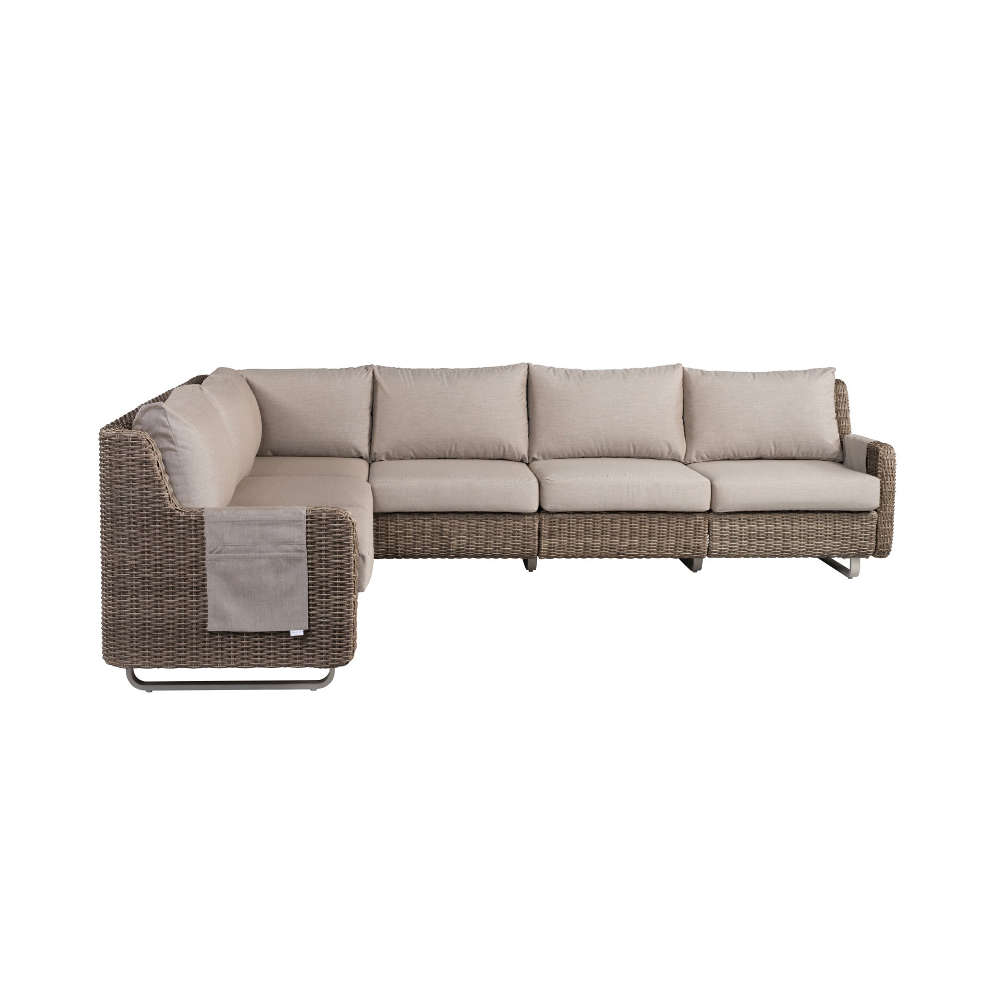 Vista Cast Ash 6-Seat Sectional