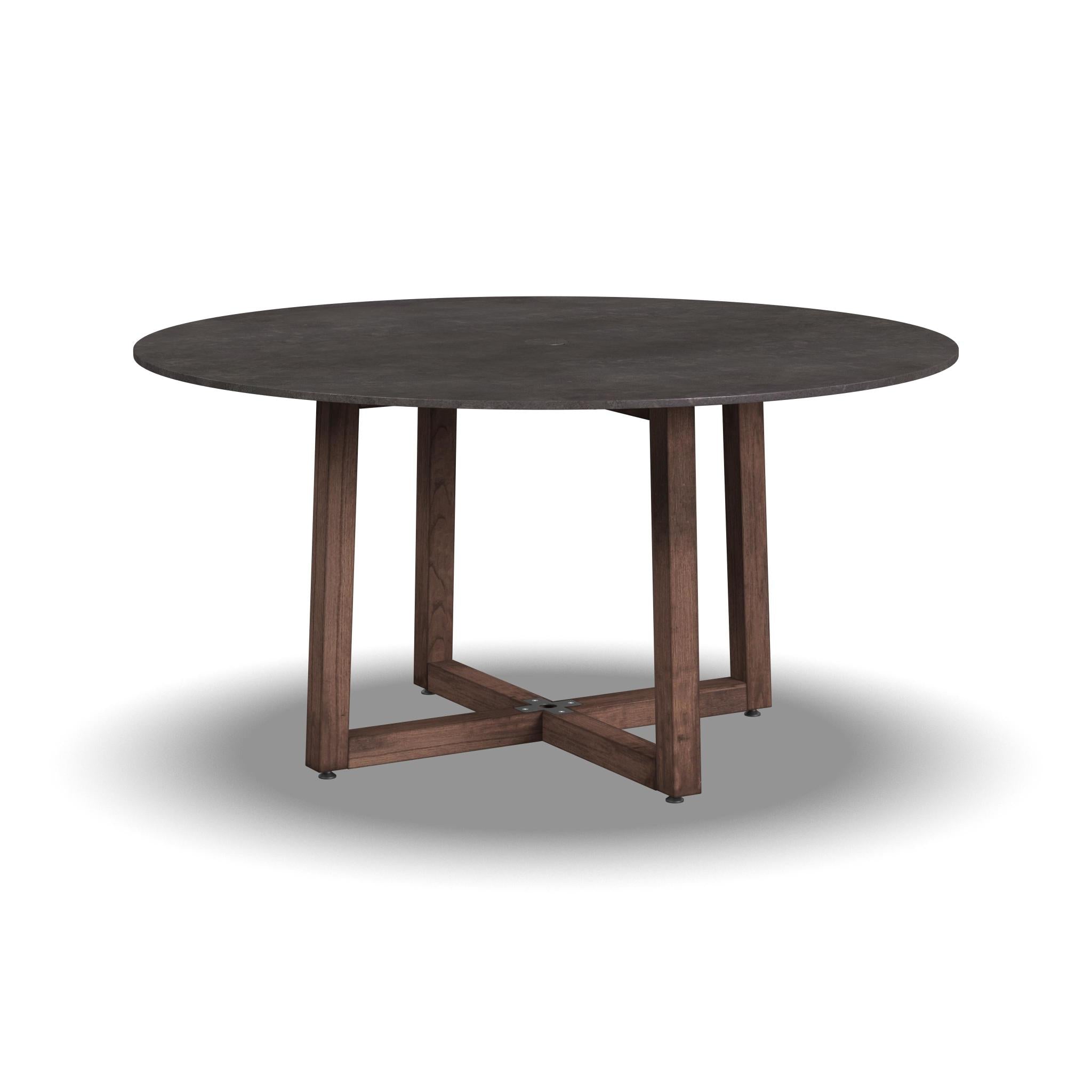 Nova Canvas Natural Large Round Dining Table