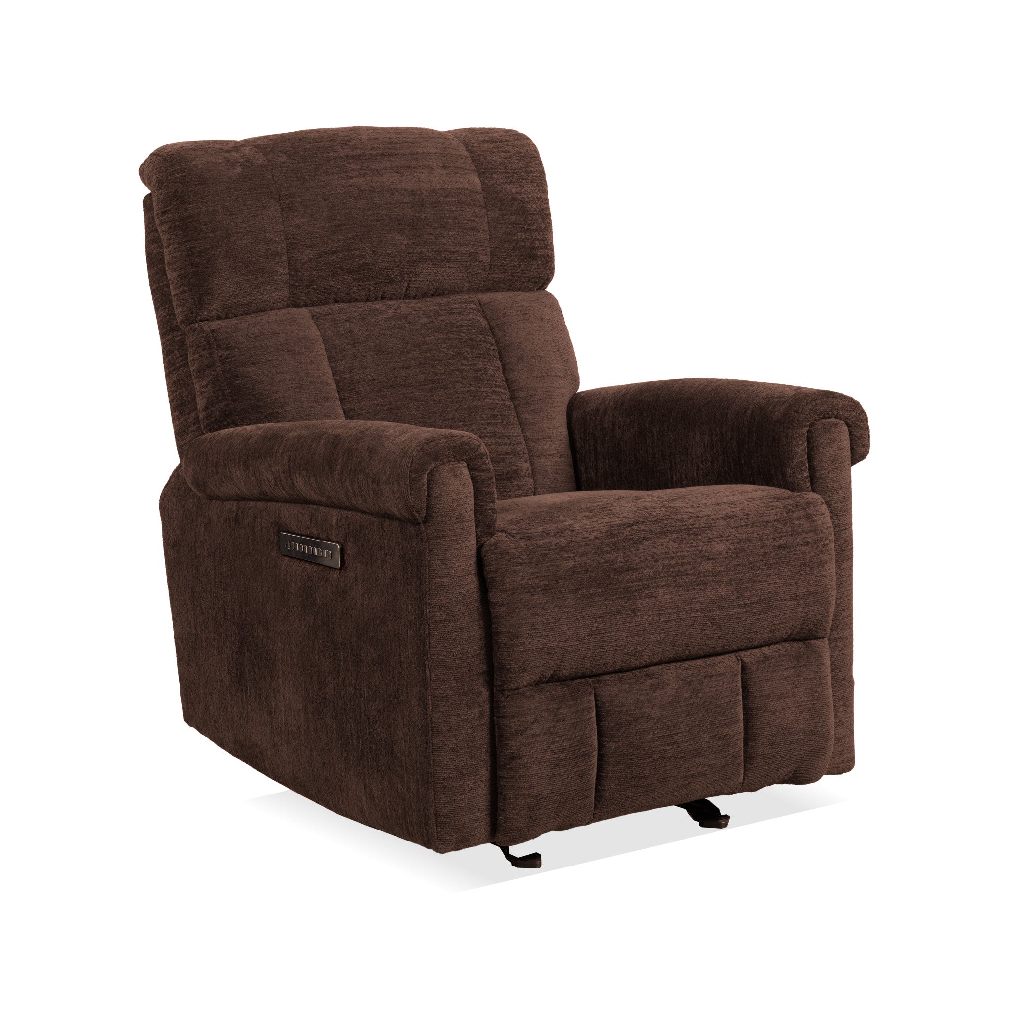 Classic Fabric Perfect Match Power Gliding Recliner with Power Headrest & Lumbar