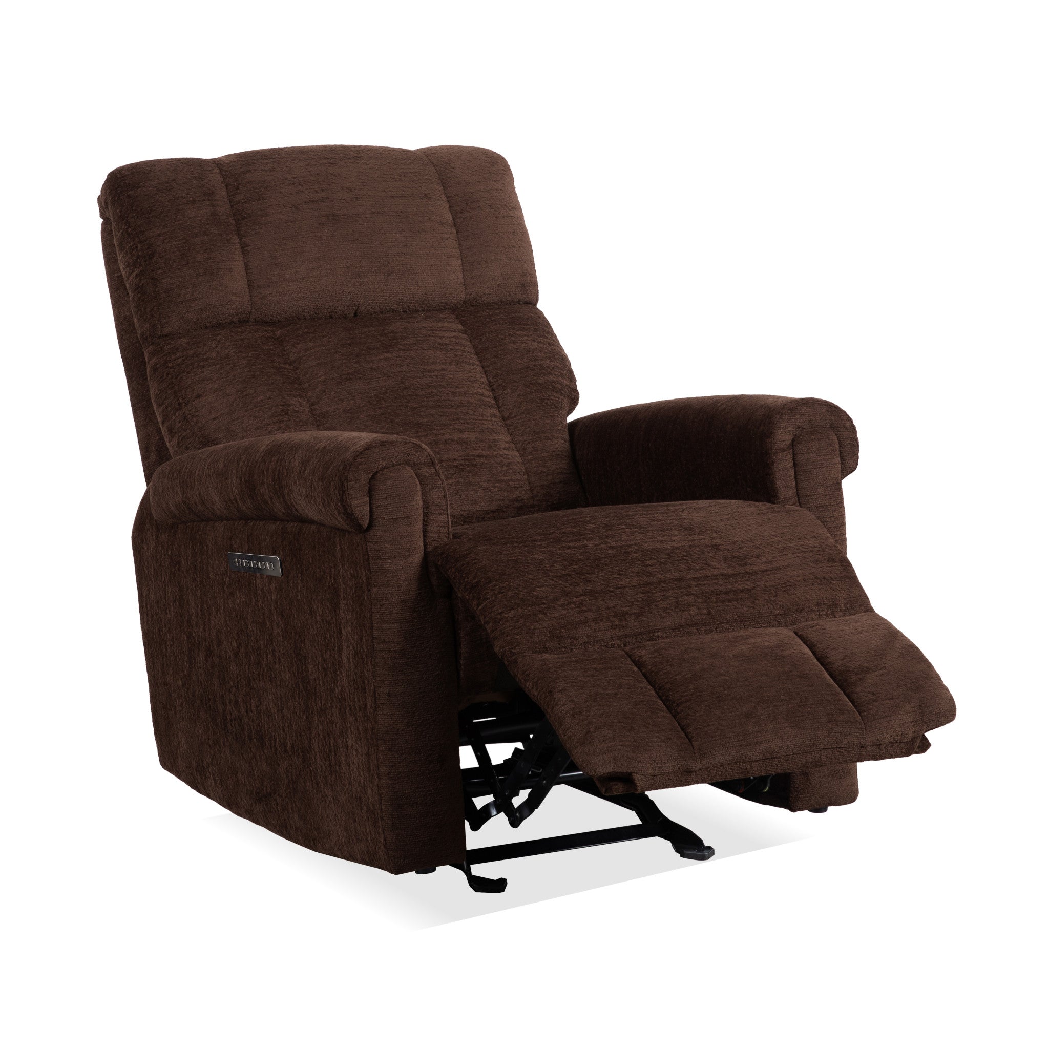 Classic Fabric Perfect Match Power Gliding Recliner with Power Headrest & Lumbar