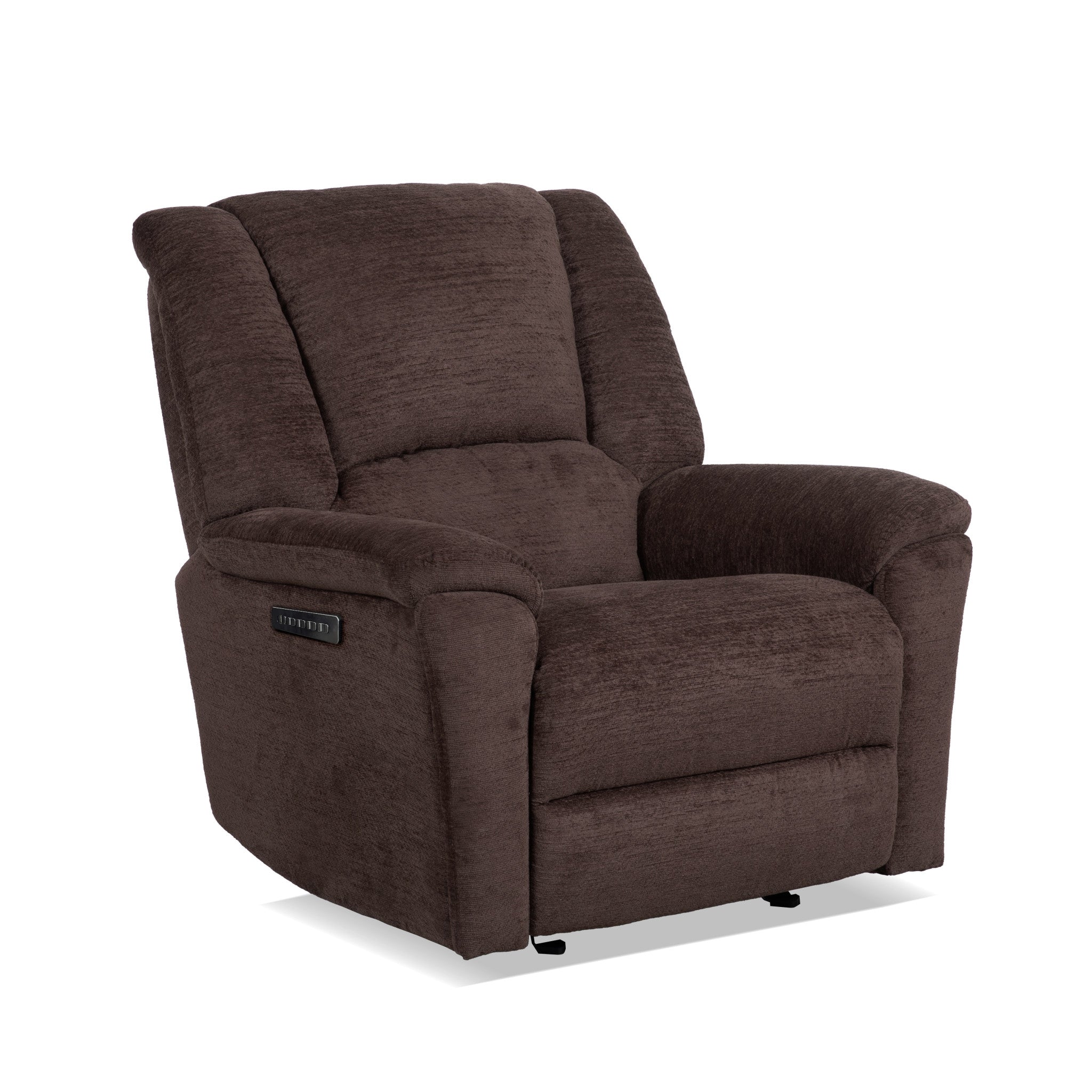 Plush Power Gliding Recliner with Power Headrest & Lumbar