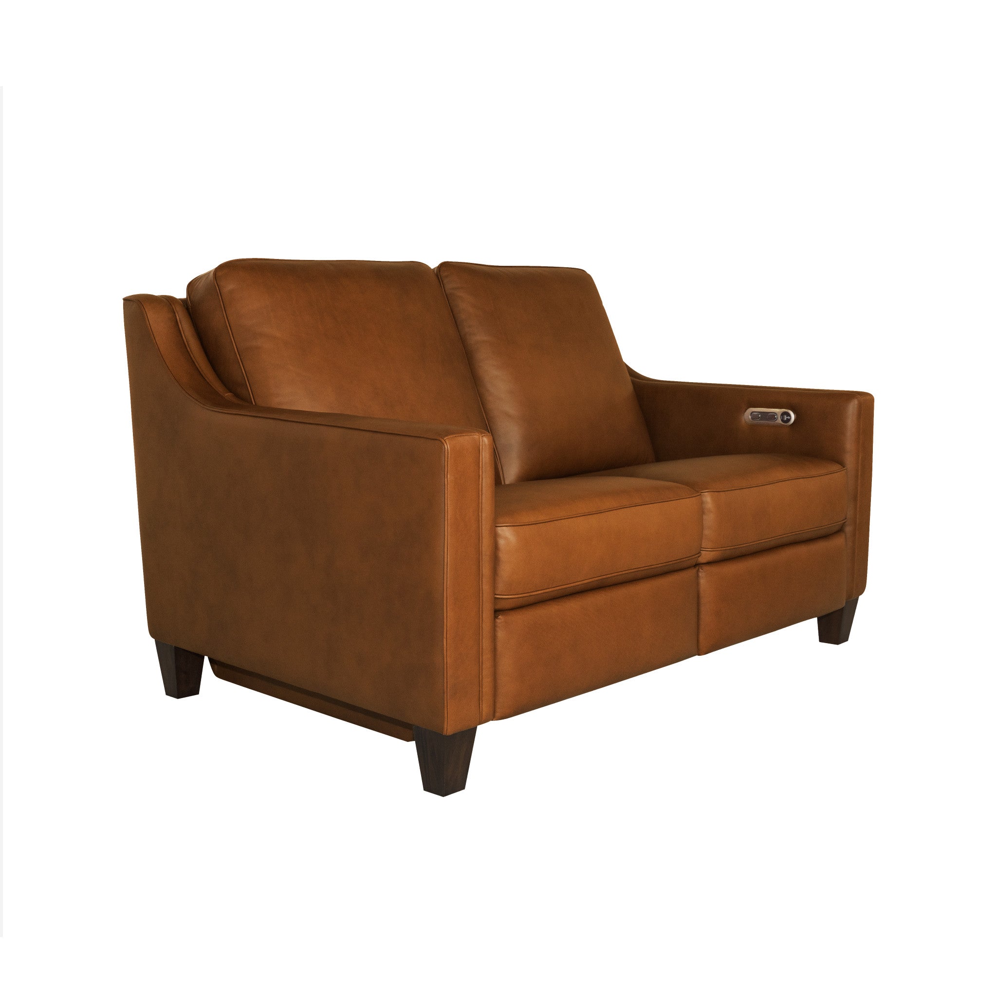 Finley Leather Power Inclining Loveseat