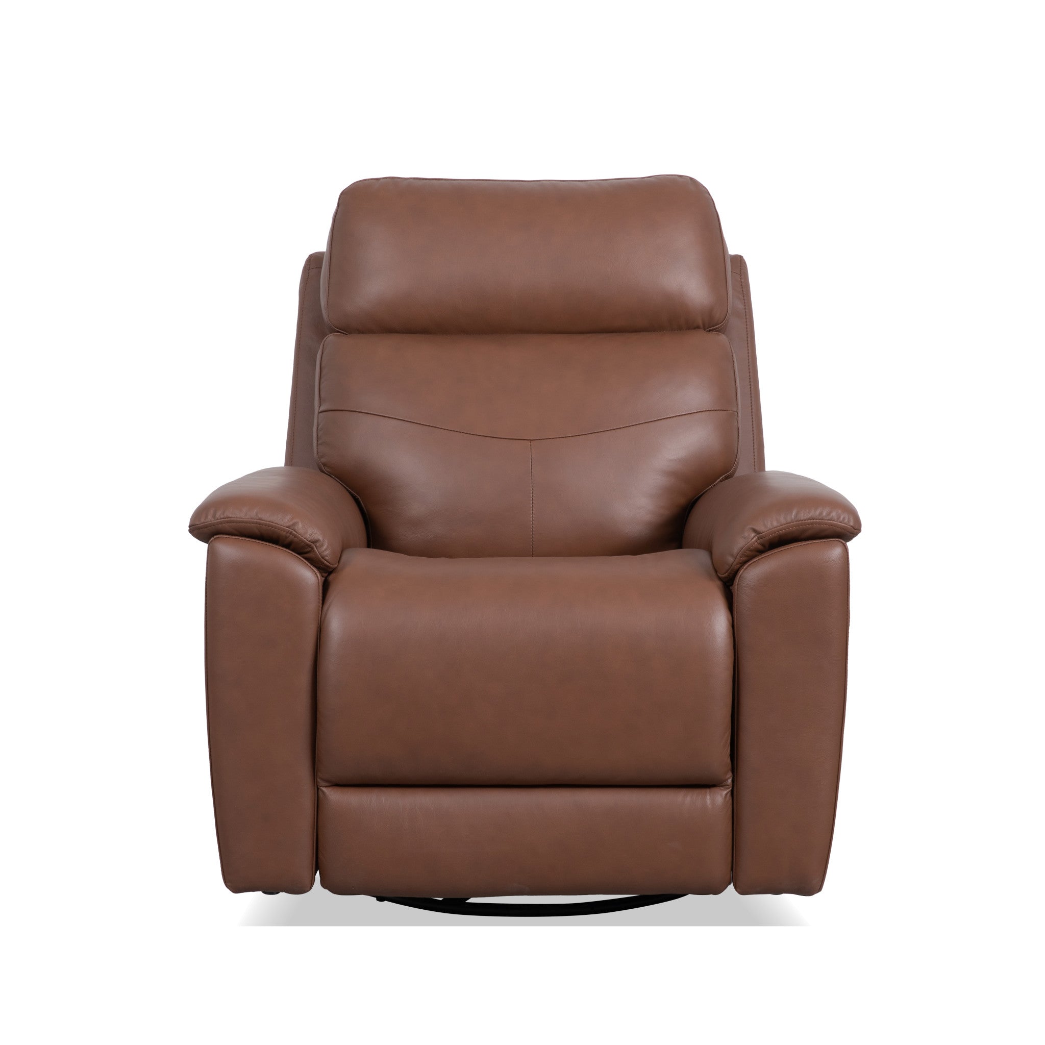 Refined Power Swivel Gliding Recliner with Power Headrest & Lumbar