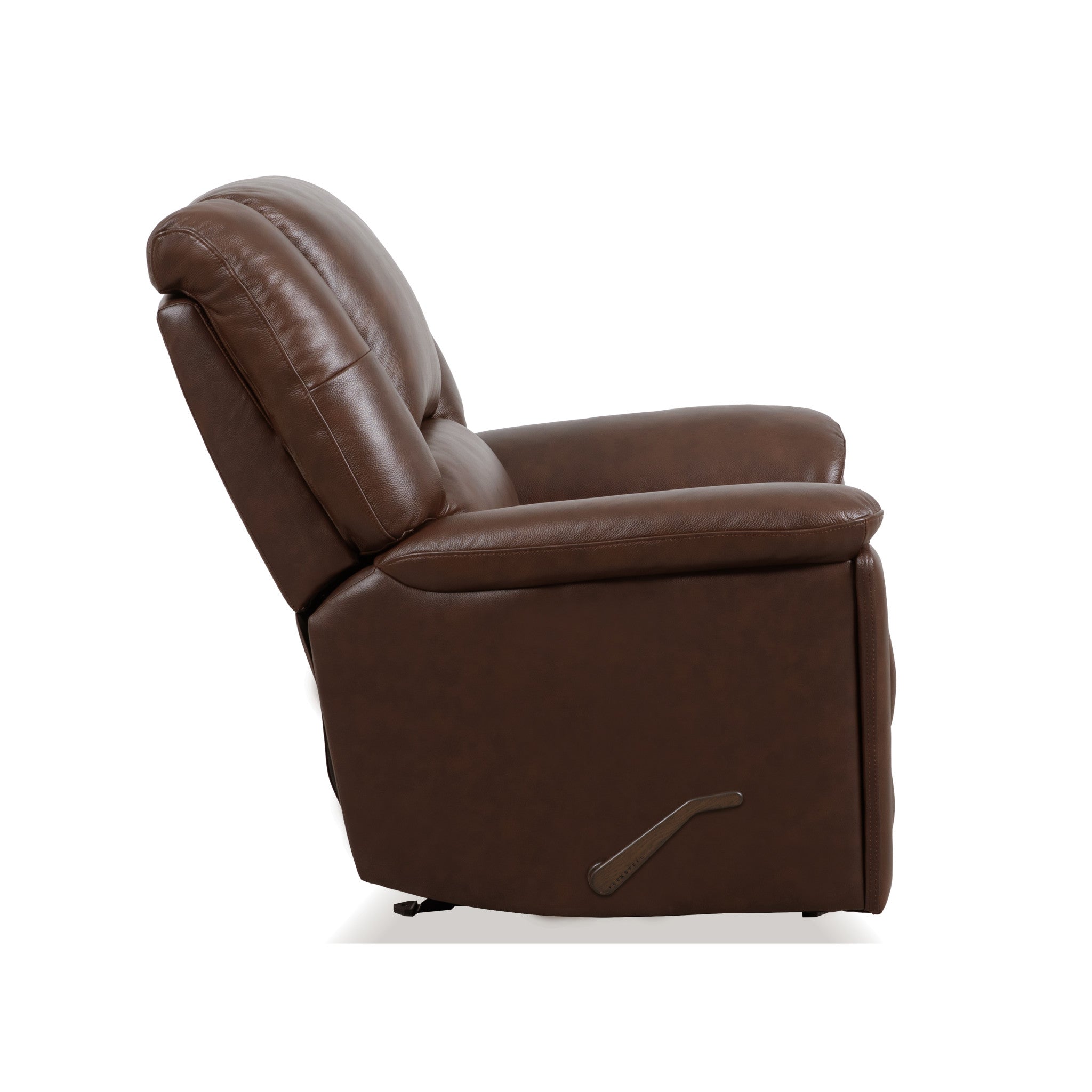 Plush Tavern Brown Perfect Match Gliding Recliner