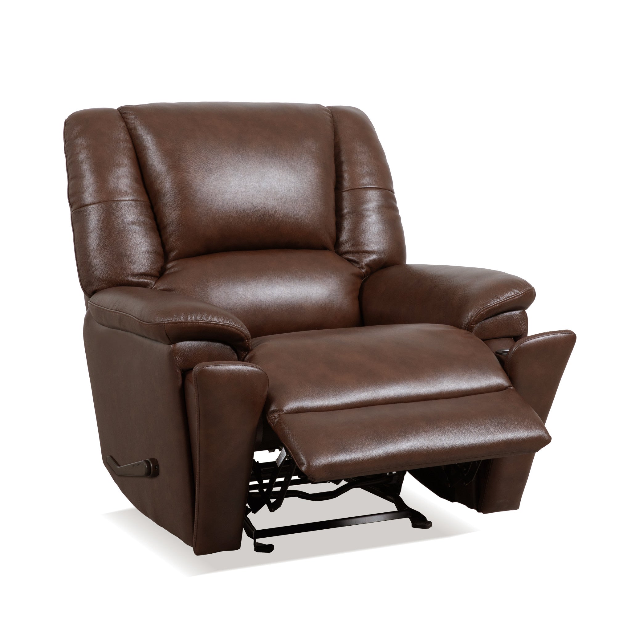 Plush Tavern Brown Perfect Match Gliding Recliner