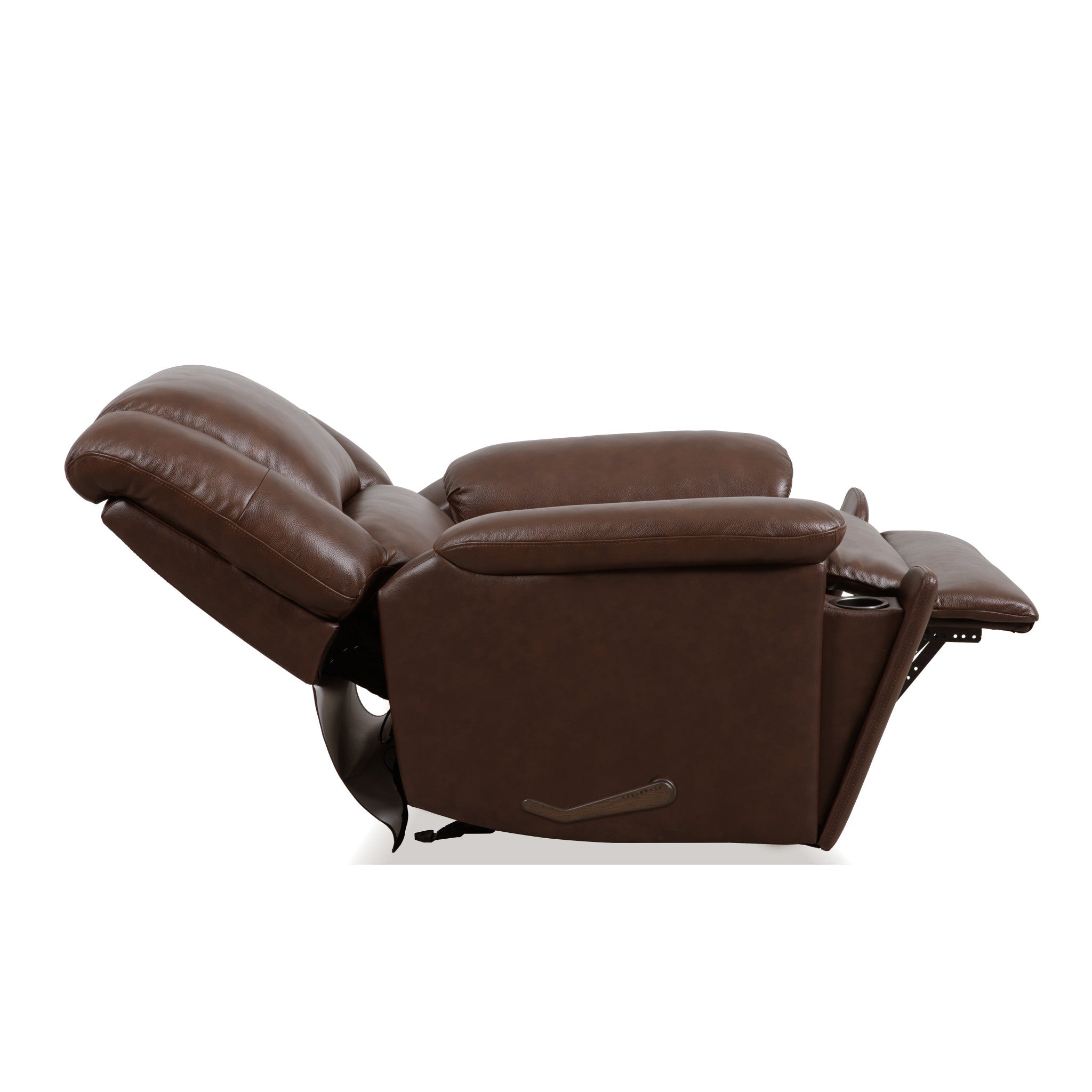 Plush Tavern Brown Perfect Match Gliding Recliner