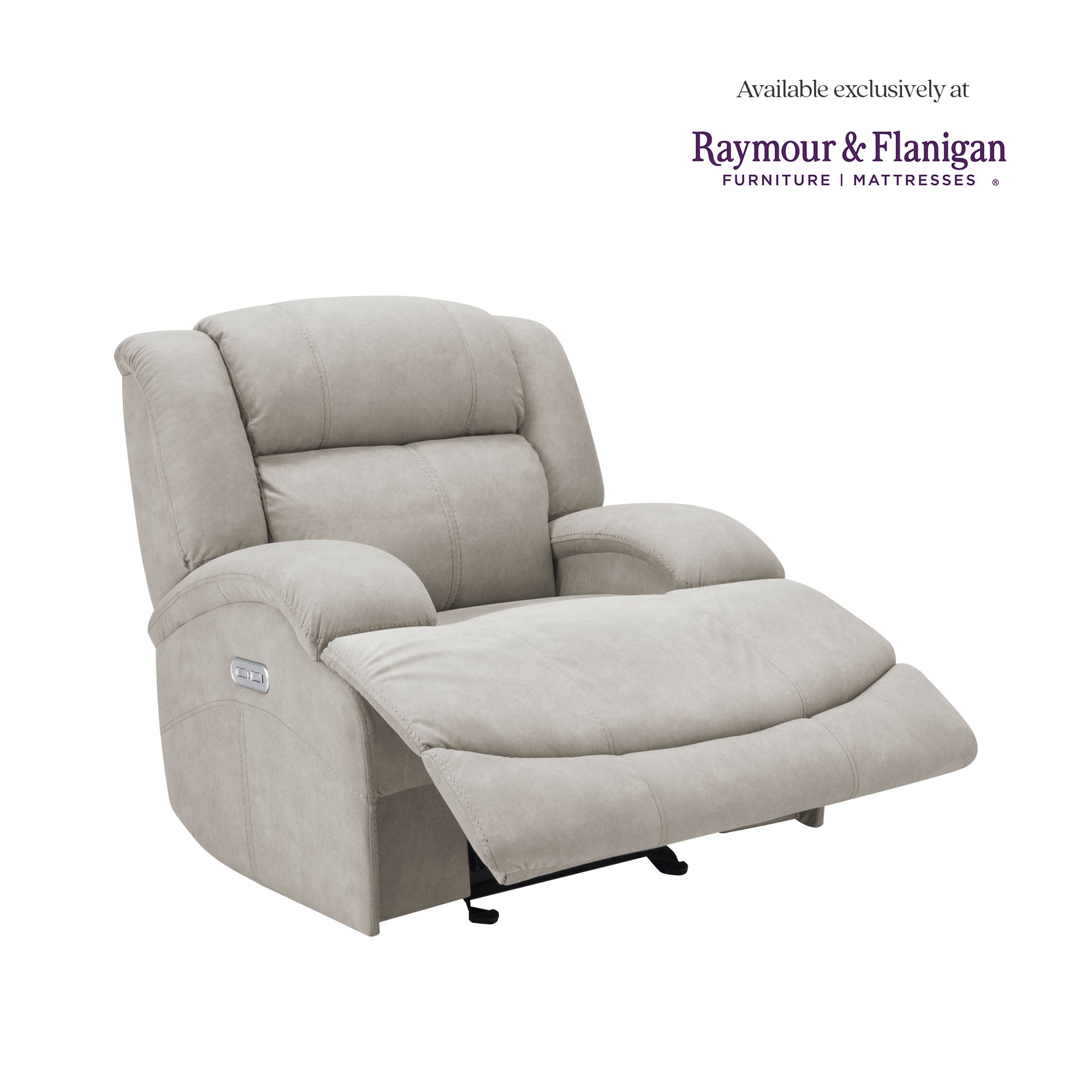 Quincey Fabric Power Gliding Recliner with Power Headrest