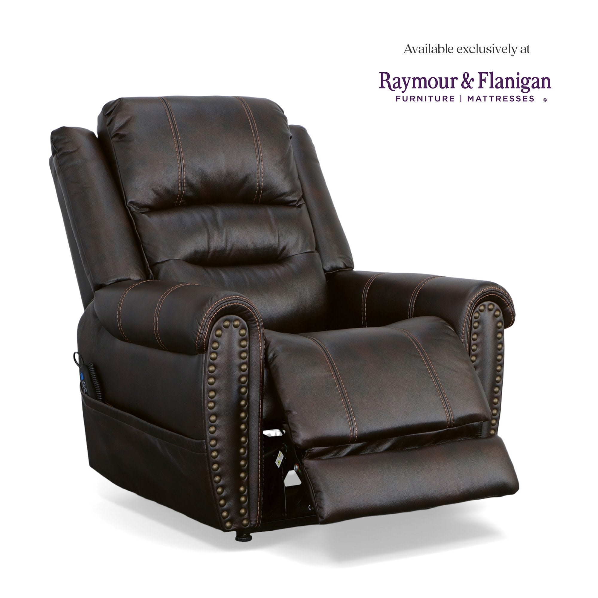 Gerard Fabric Power Lift Recliner with Right-Hand Control & Power Headrest