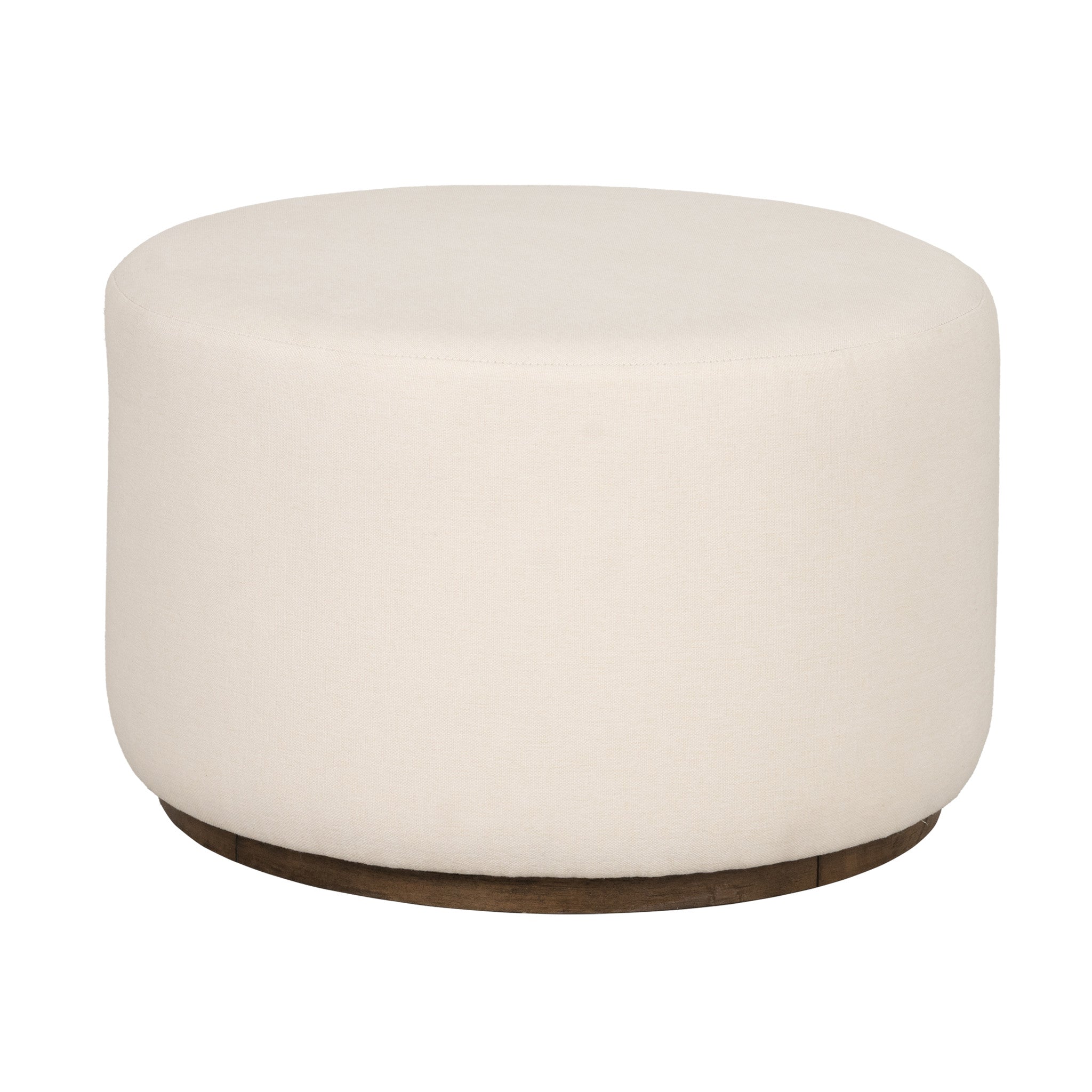 Lyra Ivory Pouf