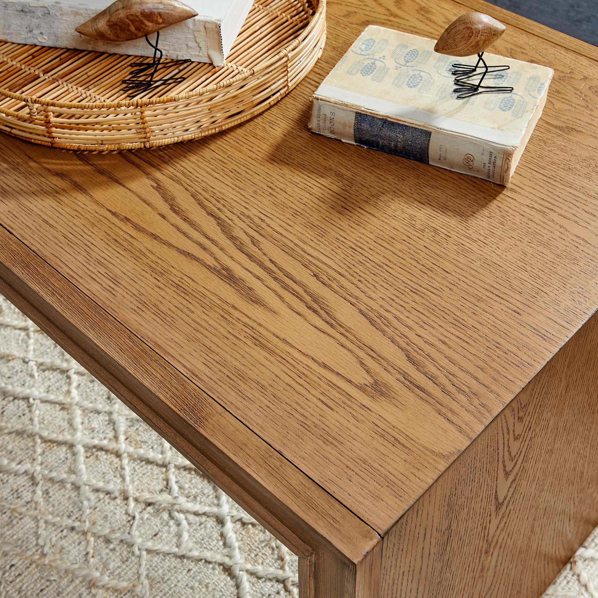 Waterfall Brown Rectangular Coffee Table