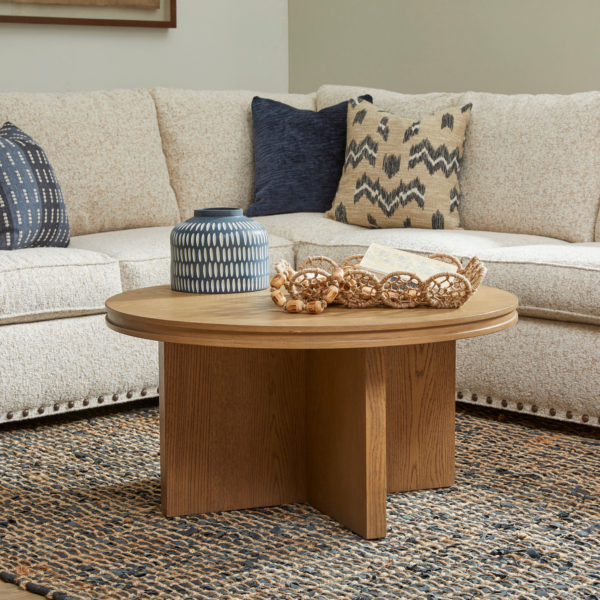 Waterfall Round Coffee Table