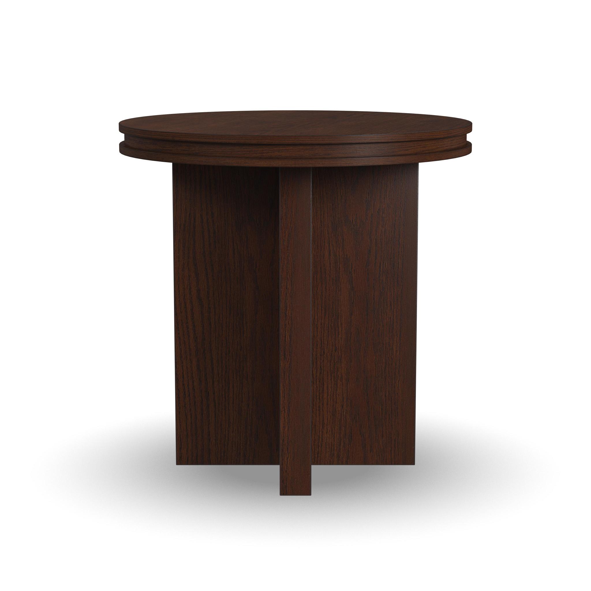 Waterfall Round End Table