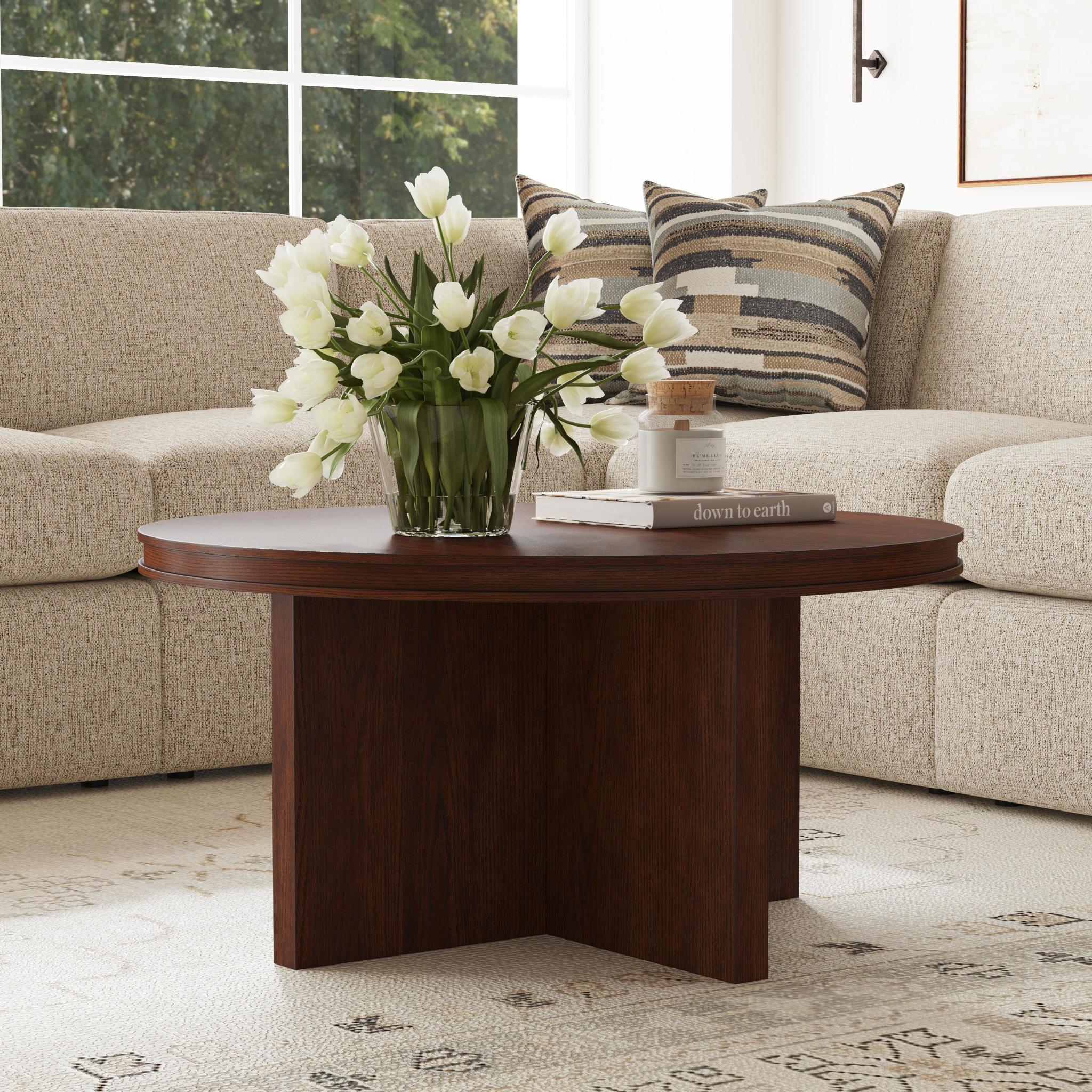 Waterfall Round Coffee Table