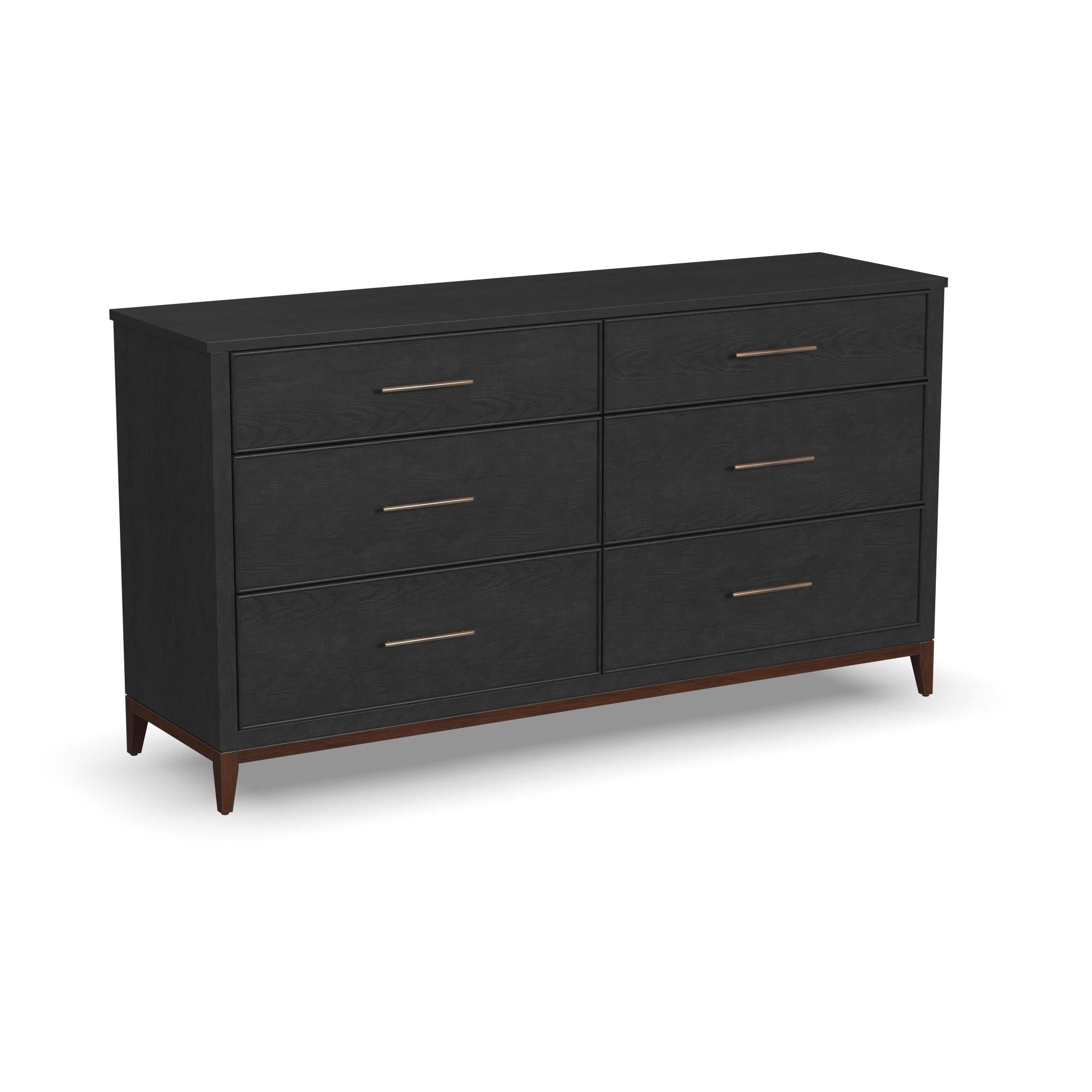 Waterfall Black Dresser